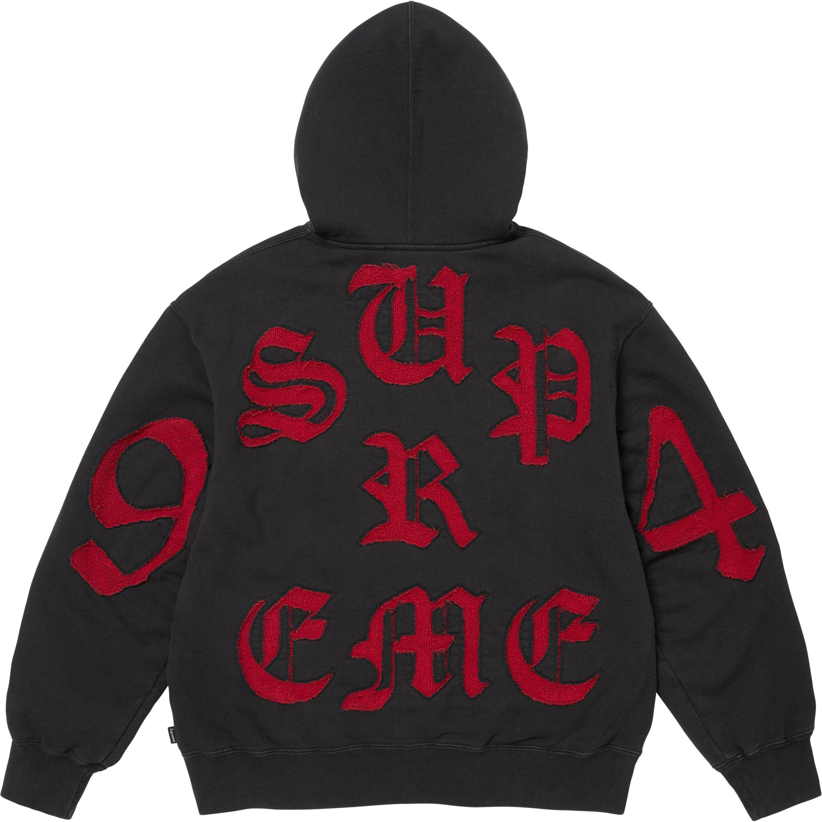 Cut Out Zip Up Hooded Sweatshirt
