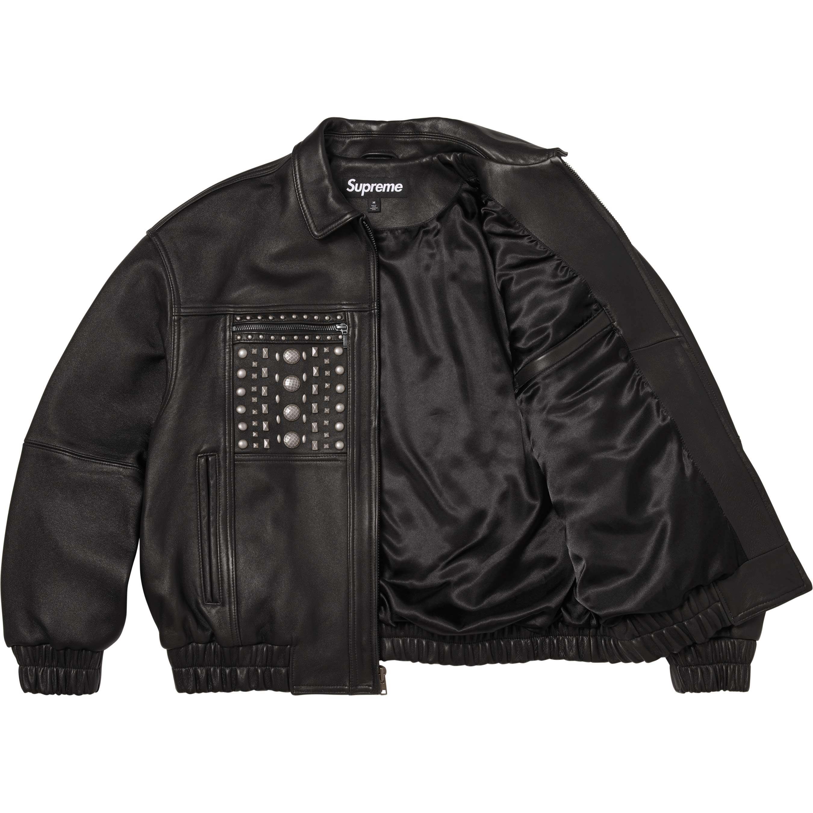 Multi Studded Leather Jacket