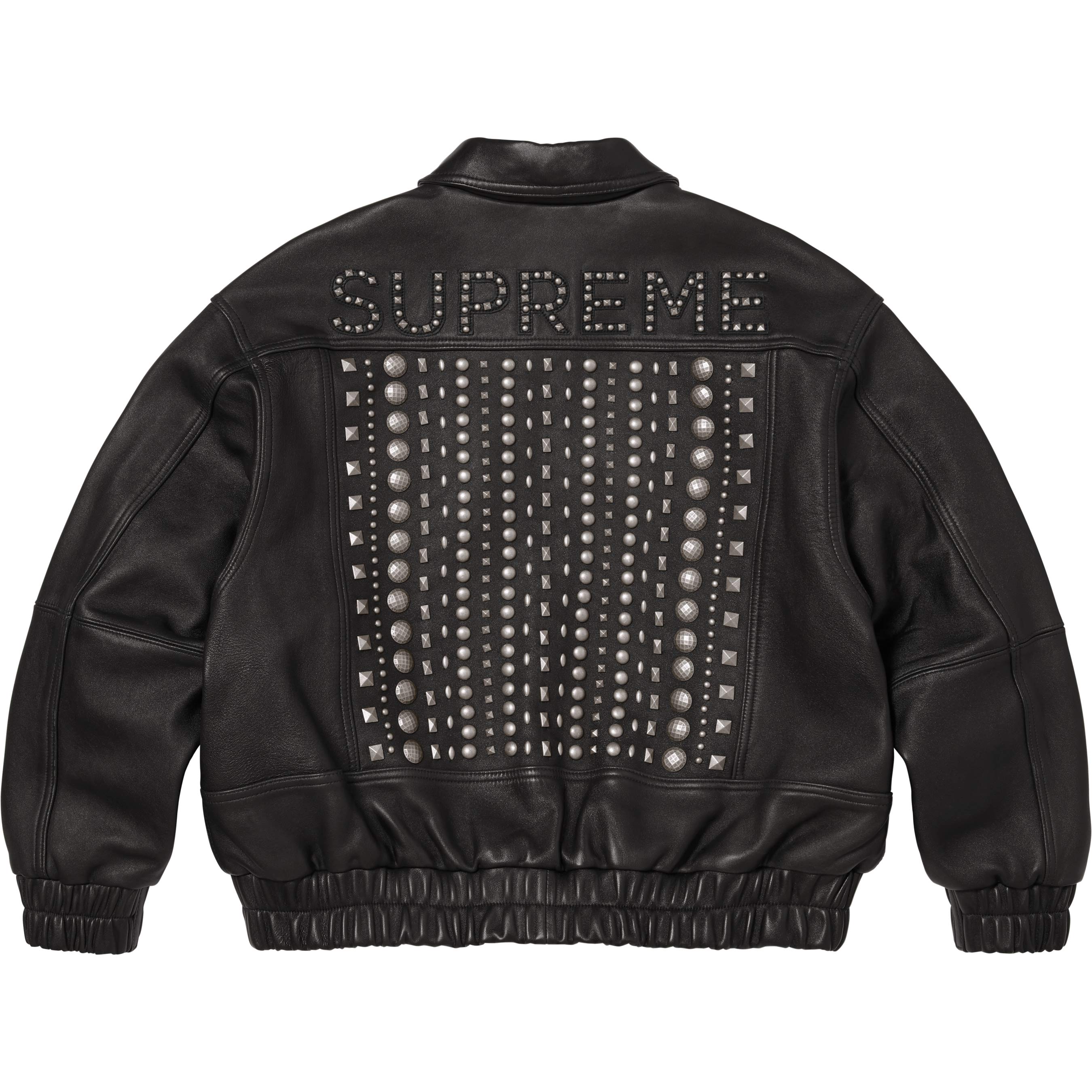 Multi Studded Leather Jacket