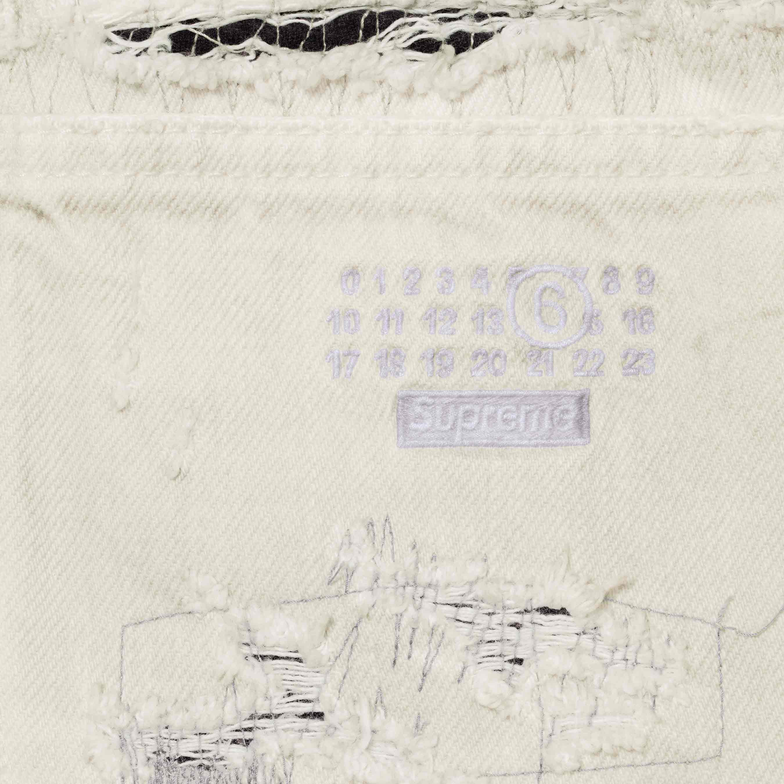 Supreme®/MM6 Maison Margiela Distressed Loose Fit Selvedge Jean