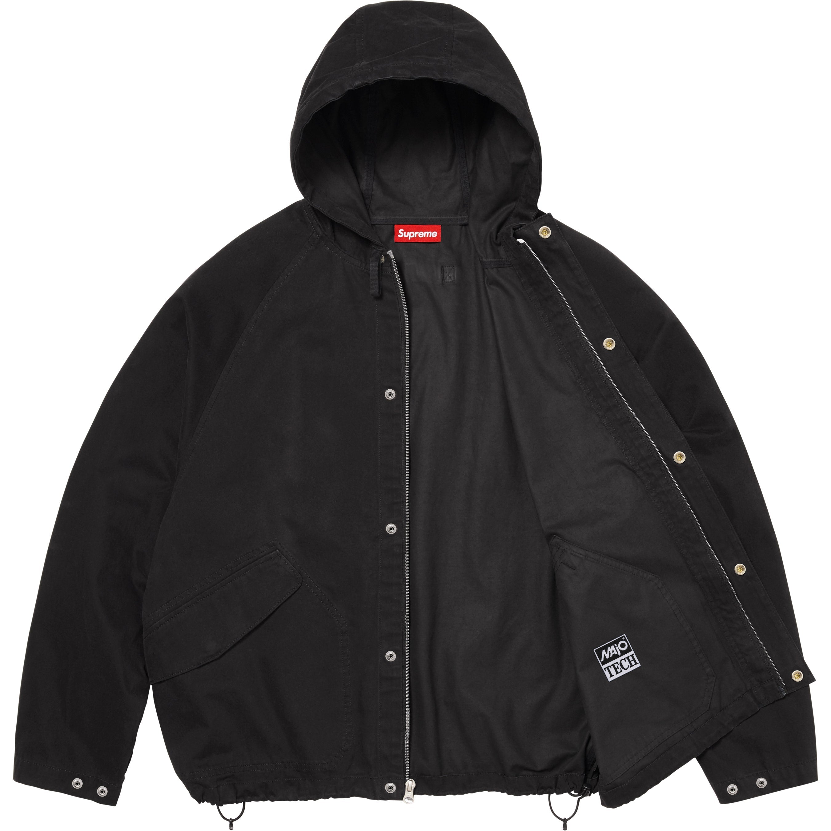 Hooded Raglan Jacket