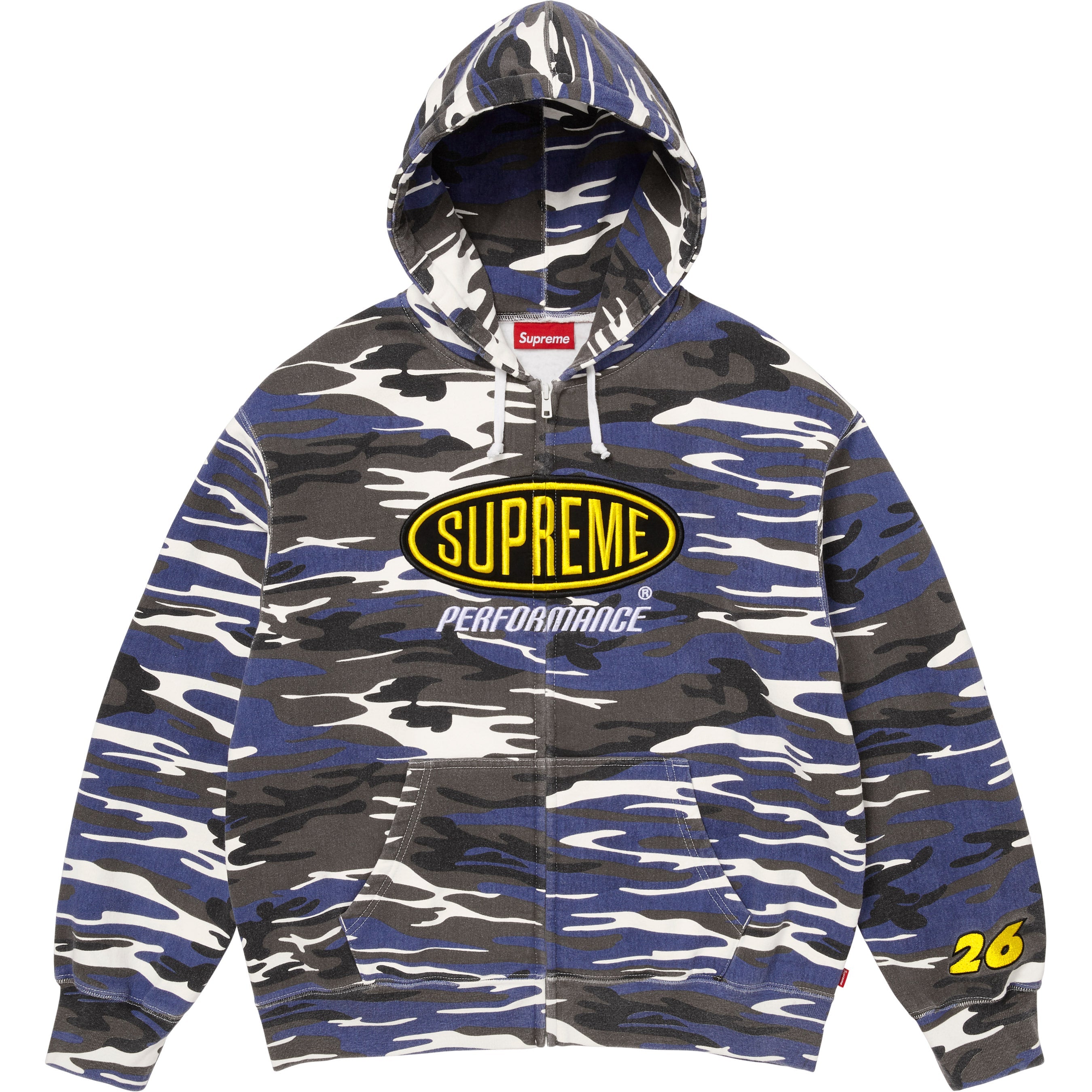 Performance Zip Up Hooded Sweatshirt