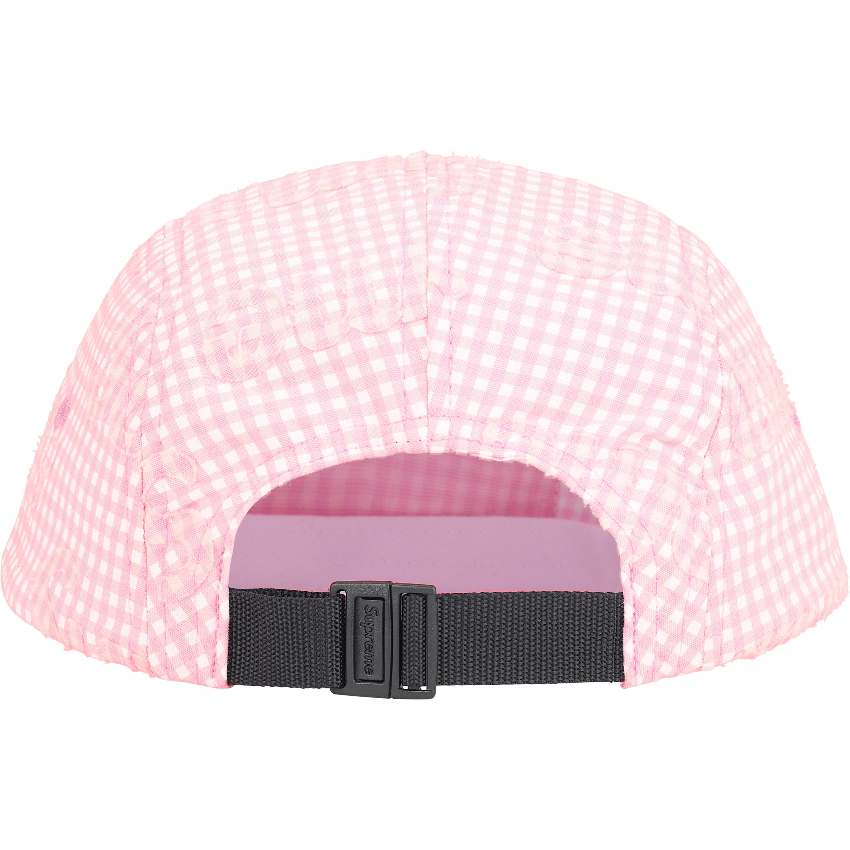 Monogram Gingham Camp Cap