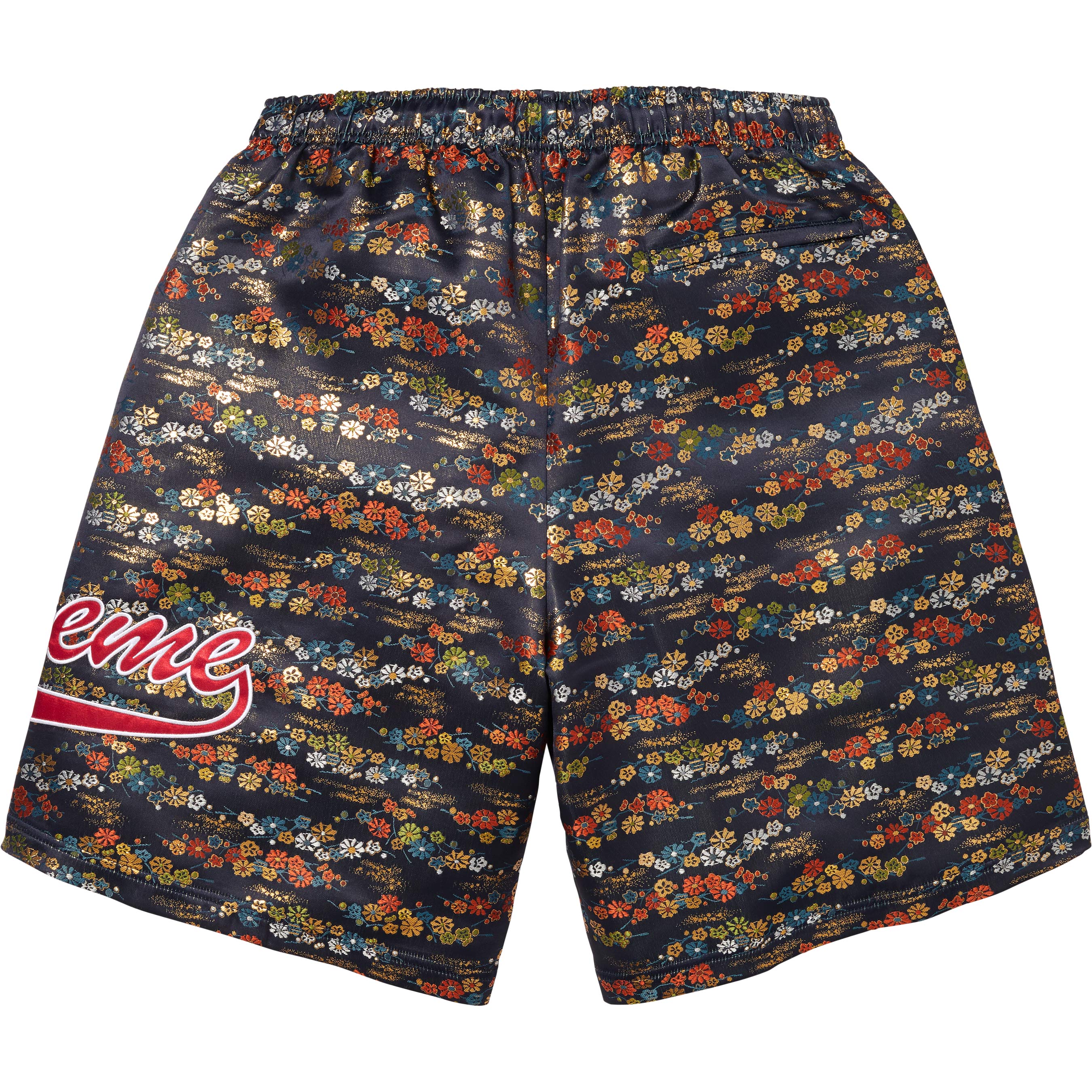 Floral Jacquard Short