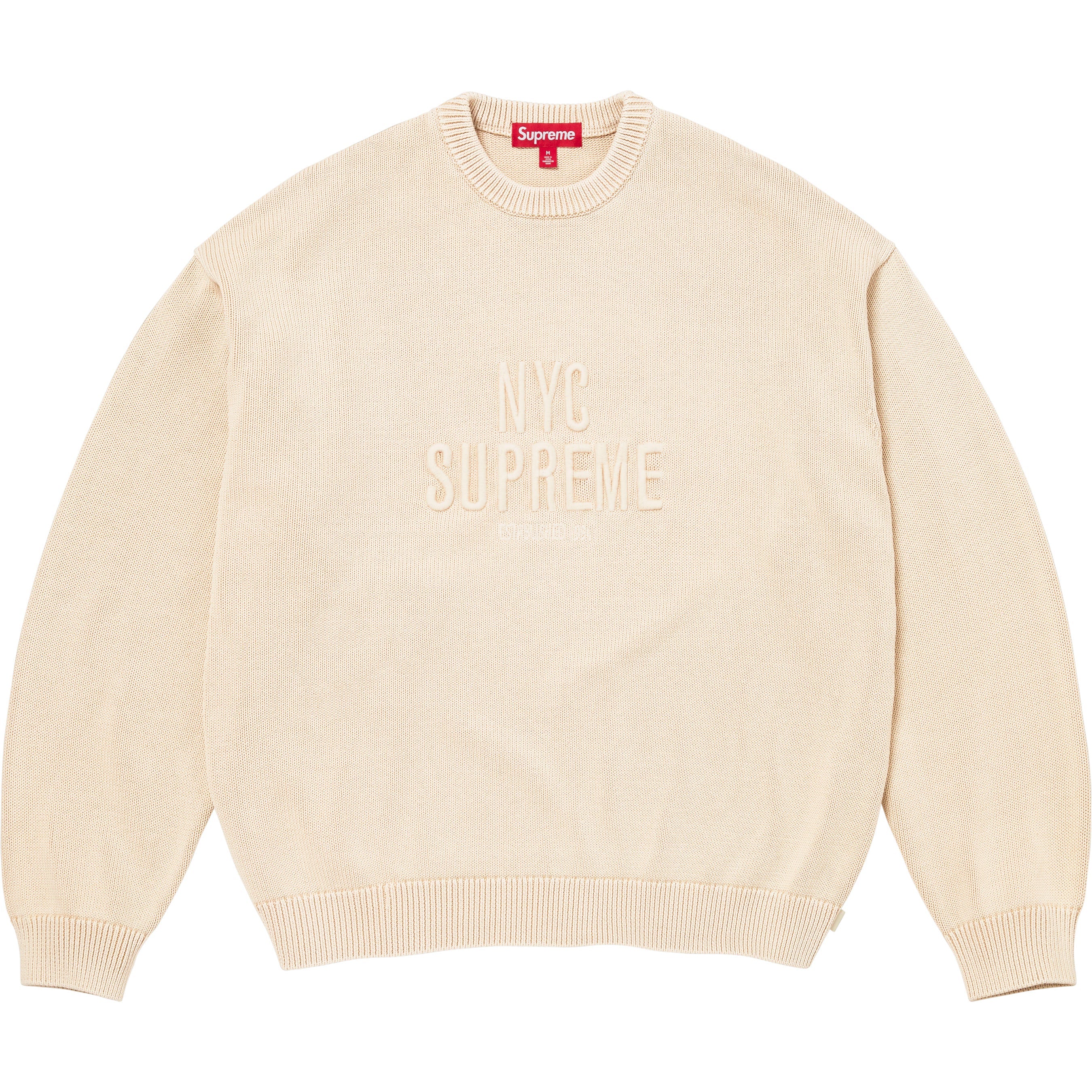 Overdyed Raised Sweater