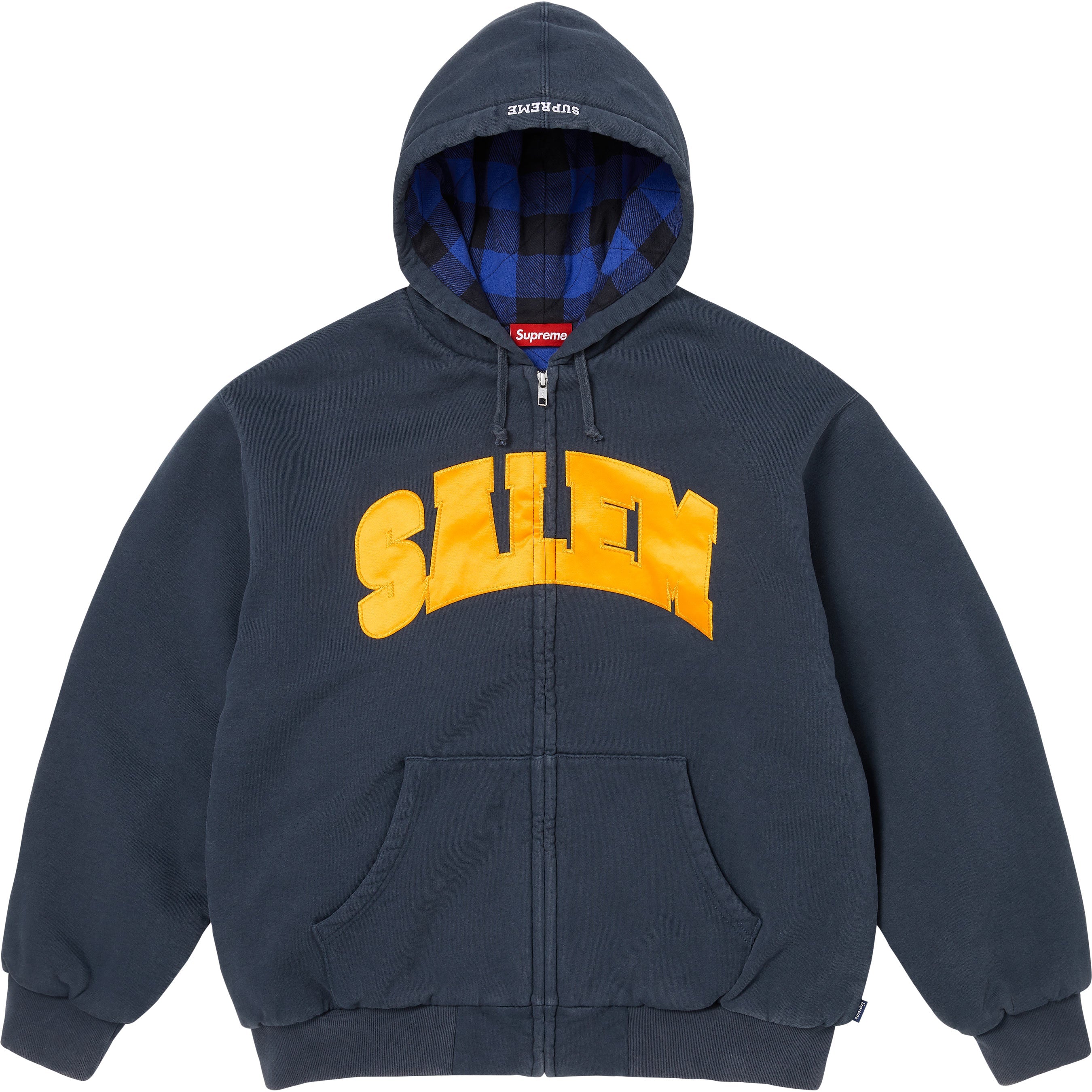 Supreme/SALEM Zip Up Hooded Sweatshirt