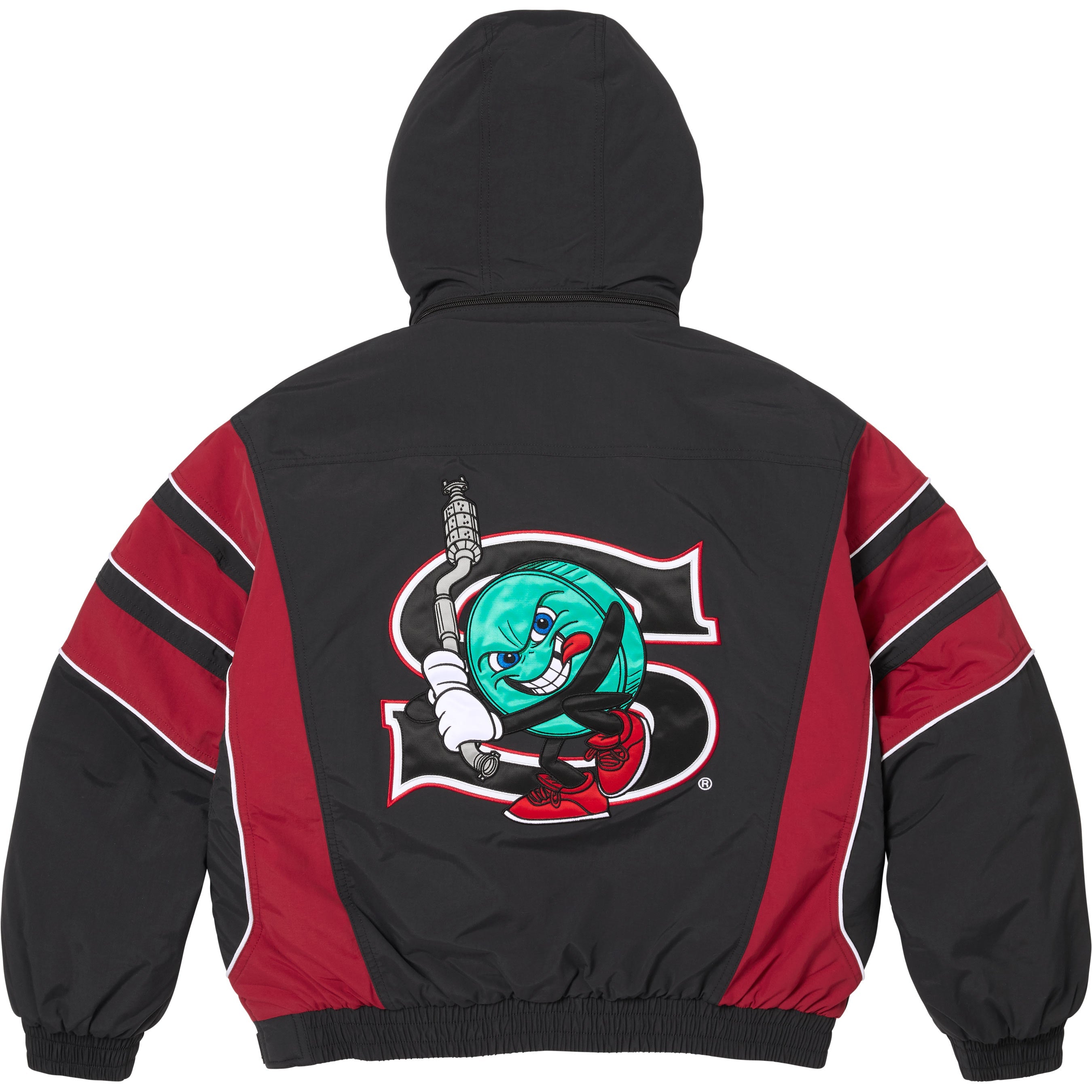 Supreme/SALEM Half Zip Stadium Jacket
