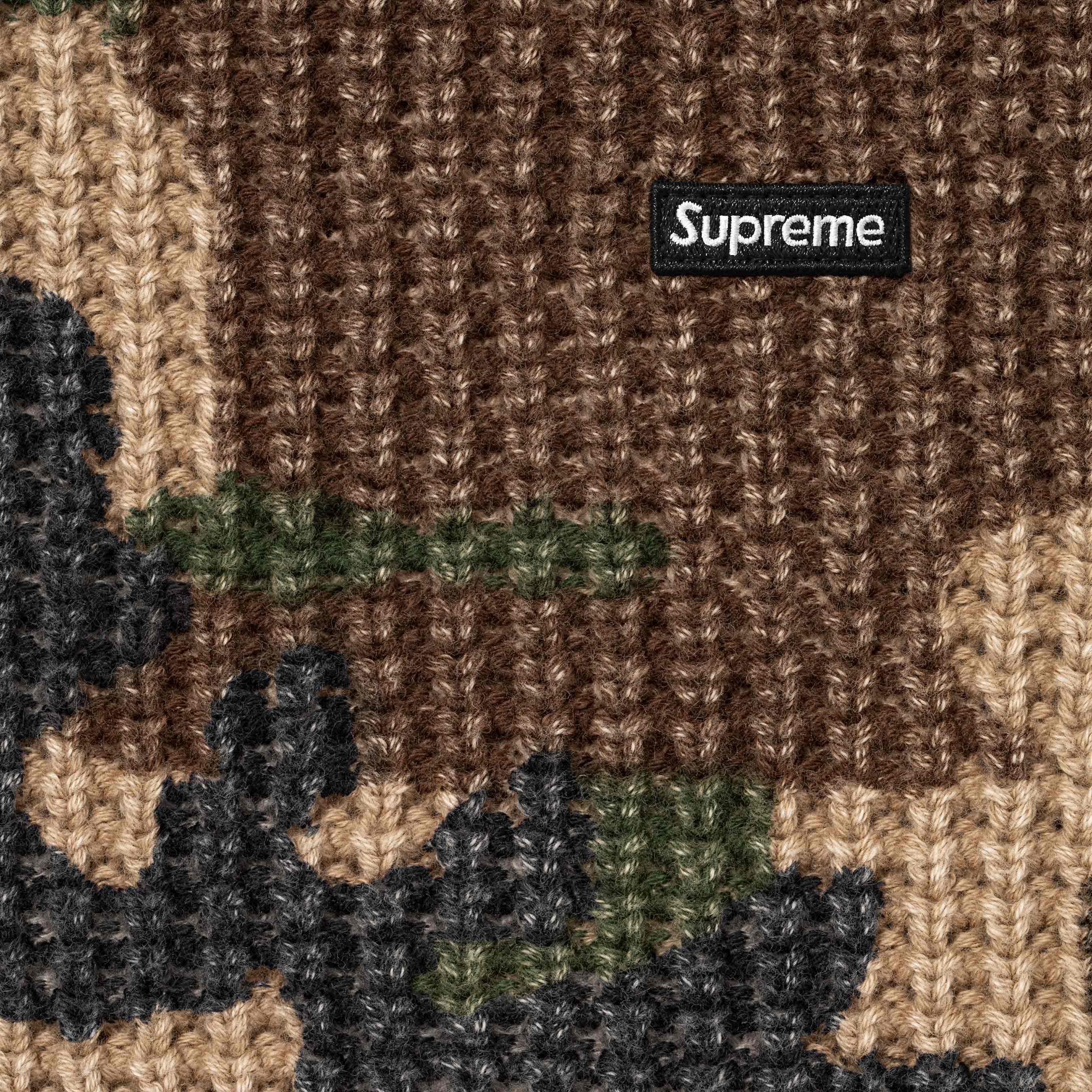 Washed Small Box Waffle Sweater