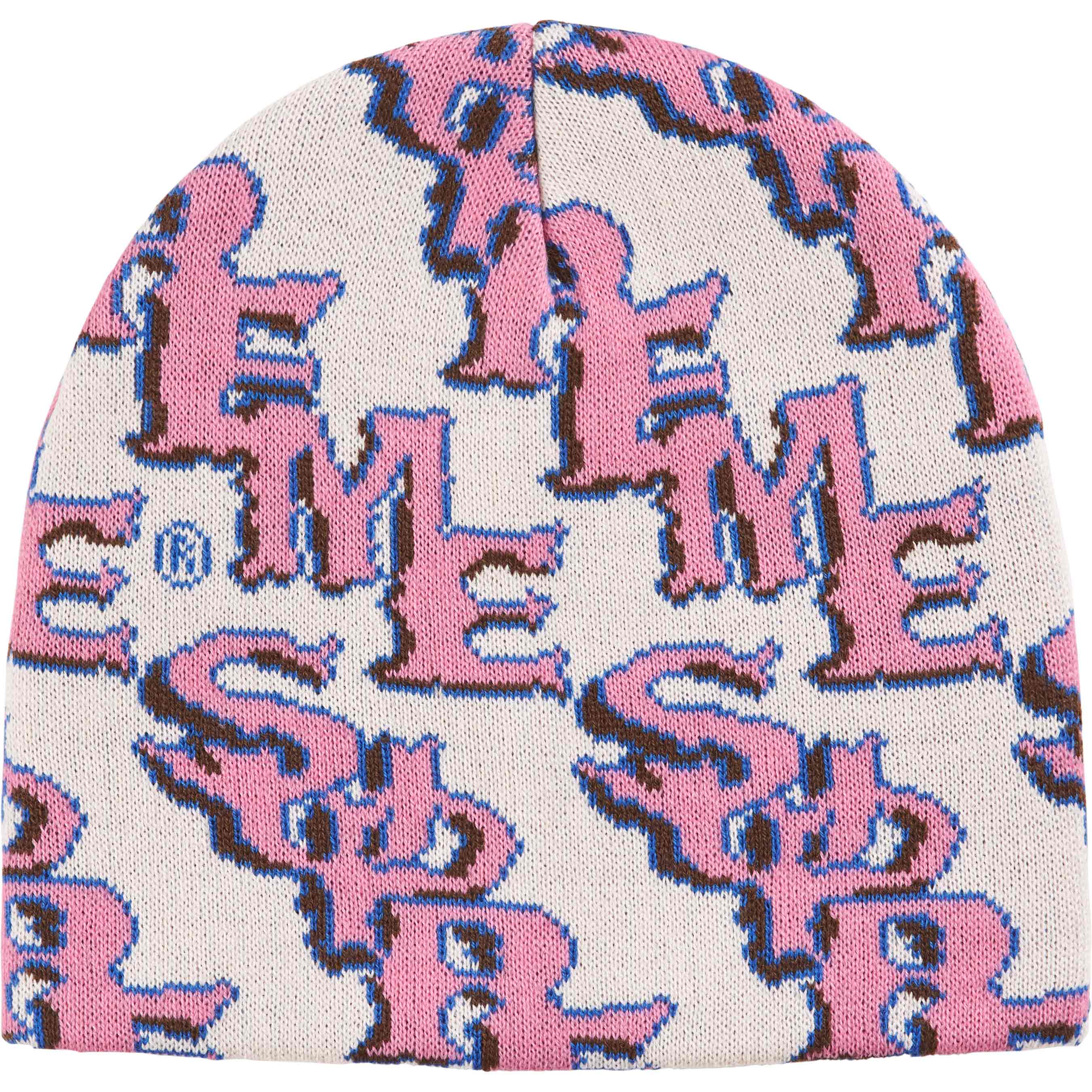 Slanted Gothic Outline Beanie