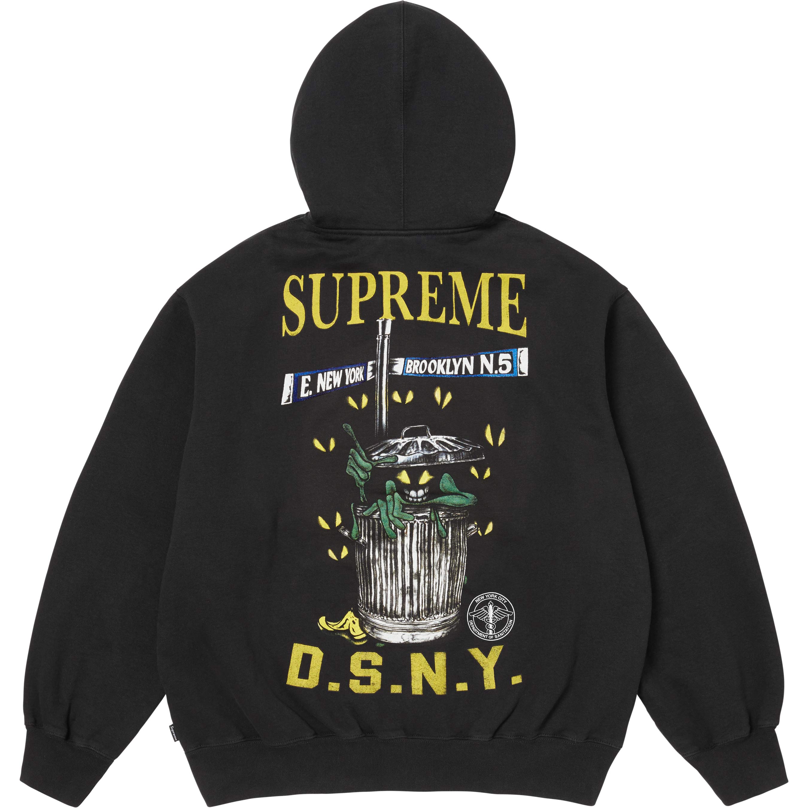 Supreme/DSNY Zip Up Hooded Sweatshirt