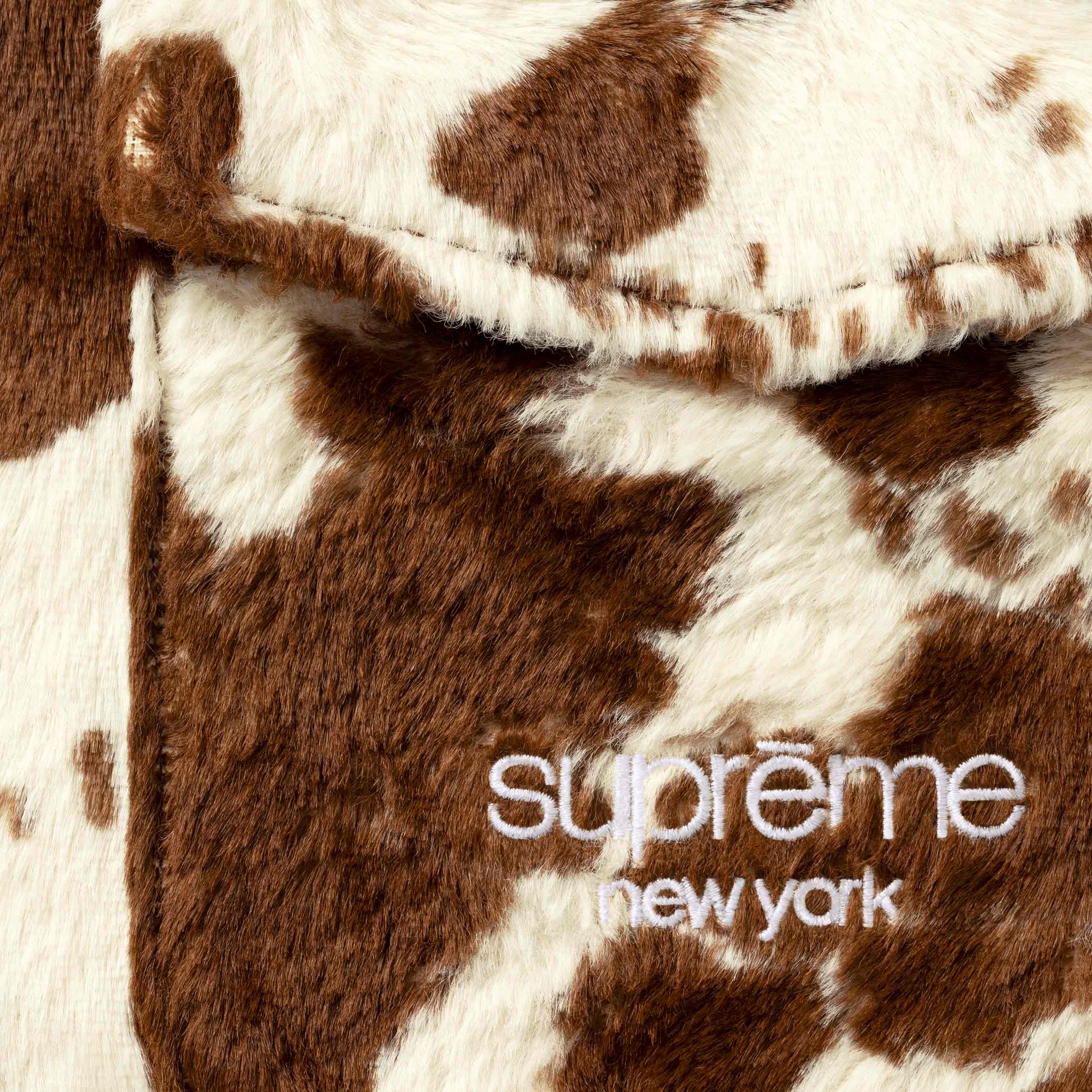 Faux Fur Zip Up Shirt