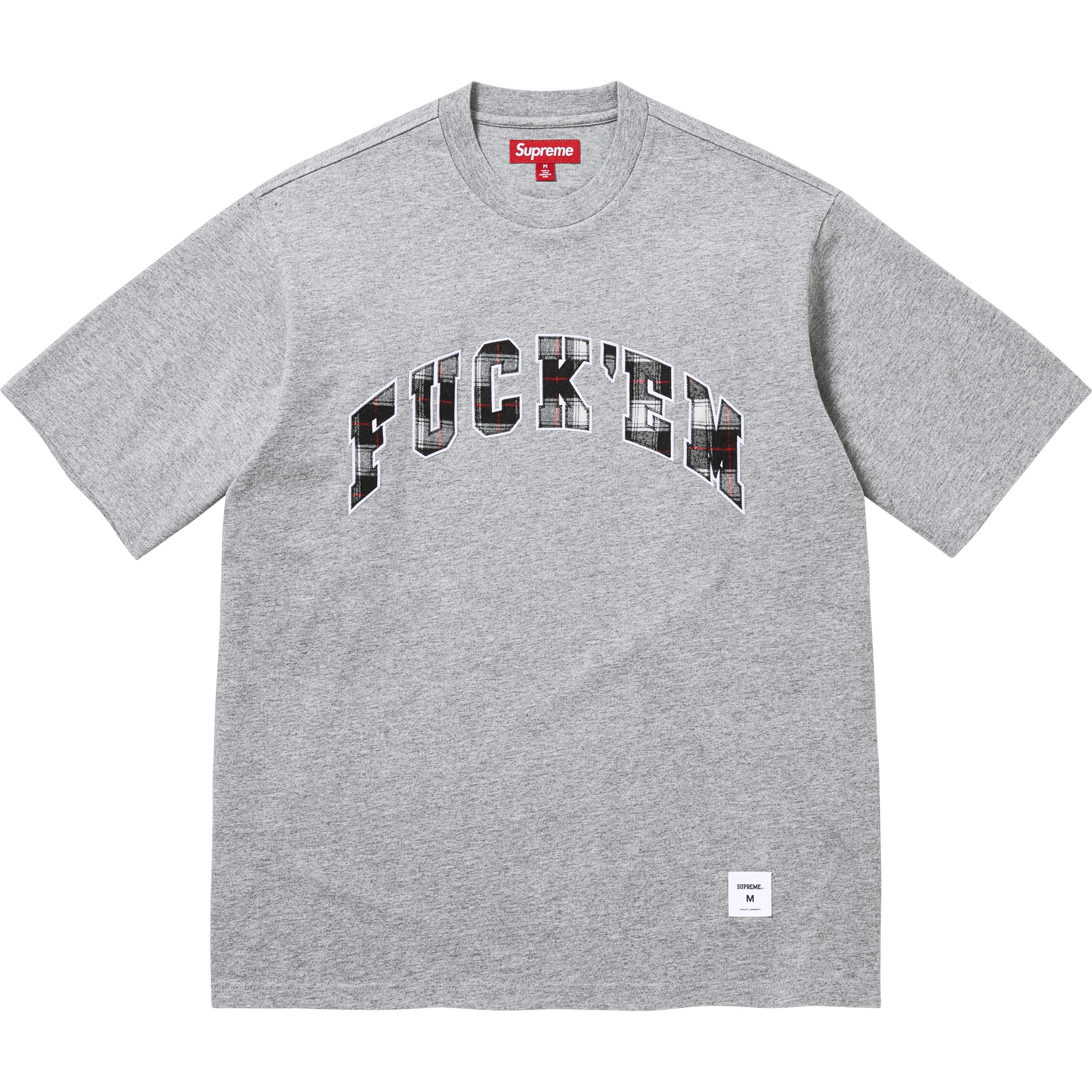 Fuck Em Plaid S/S Top