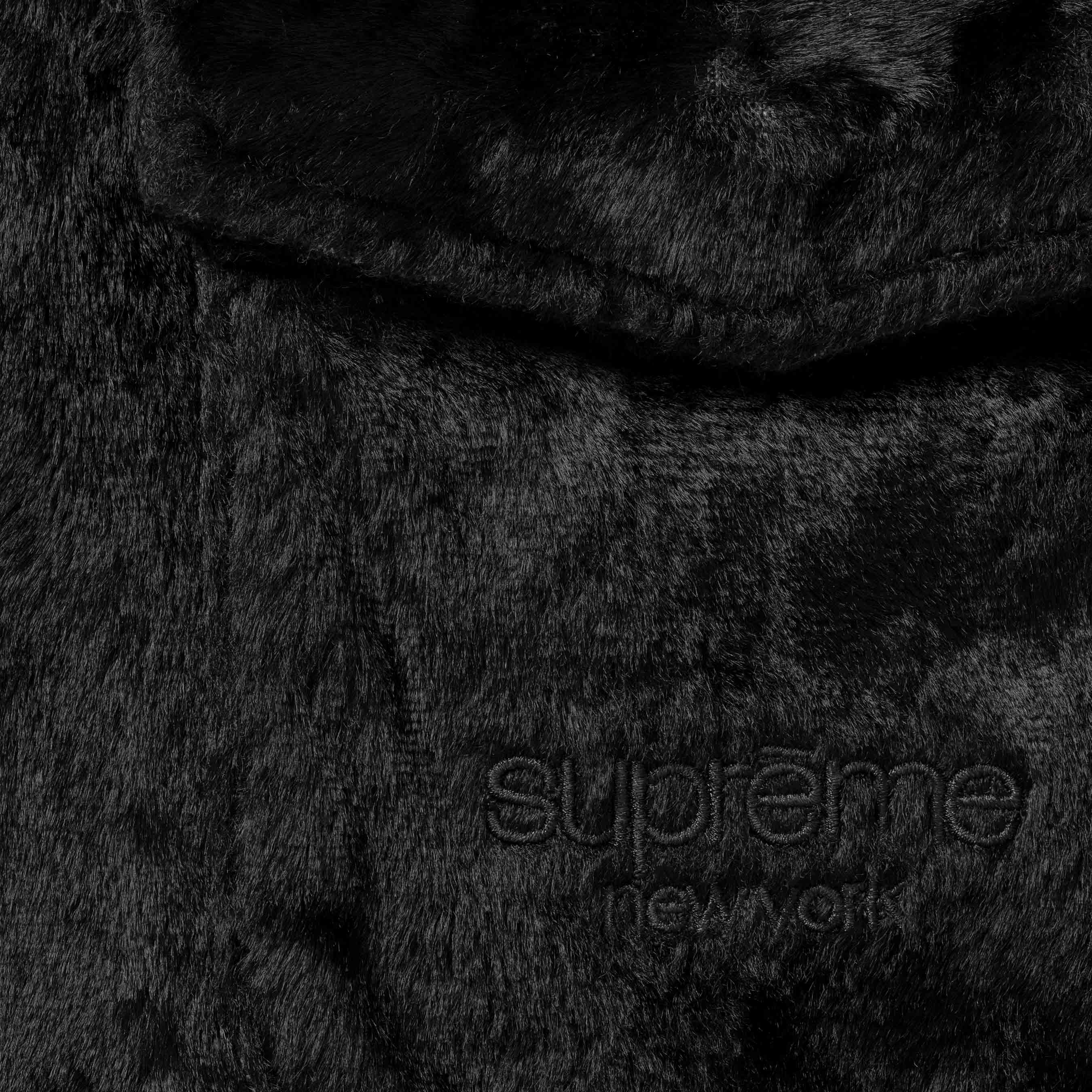 Faux Fur Zip Up Shirt