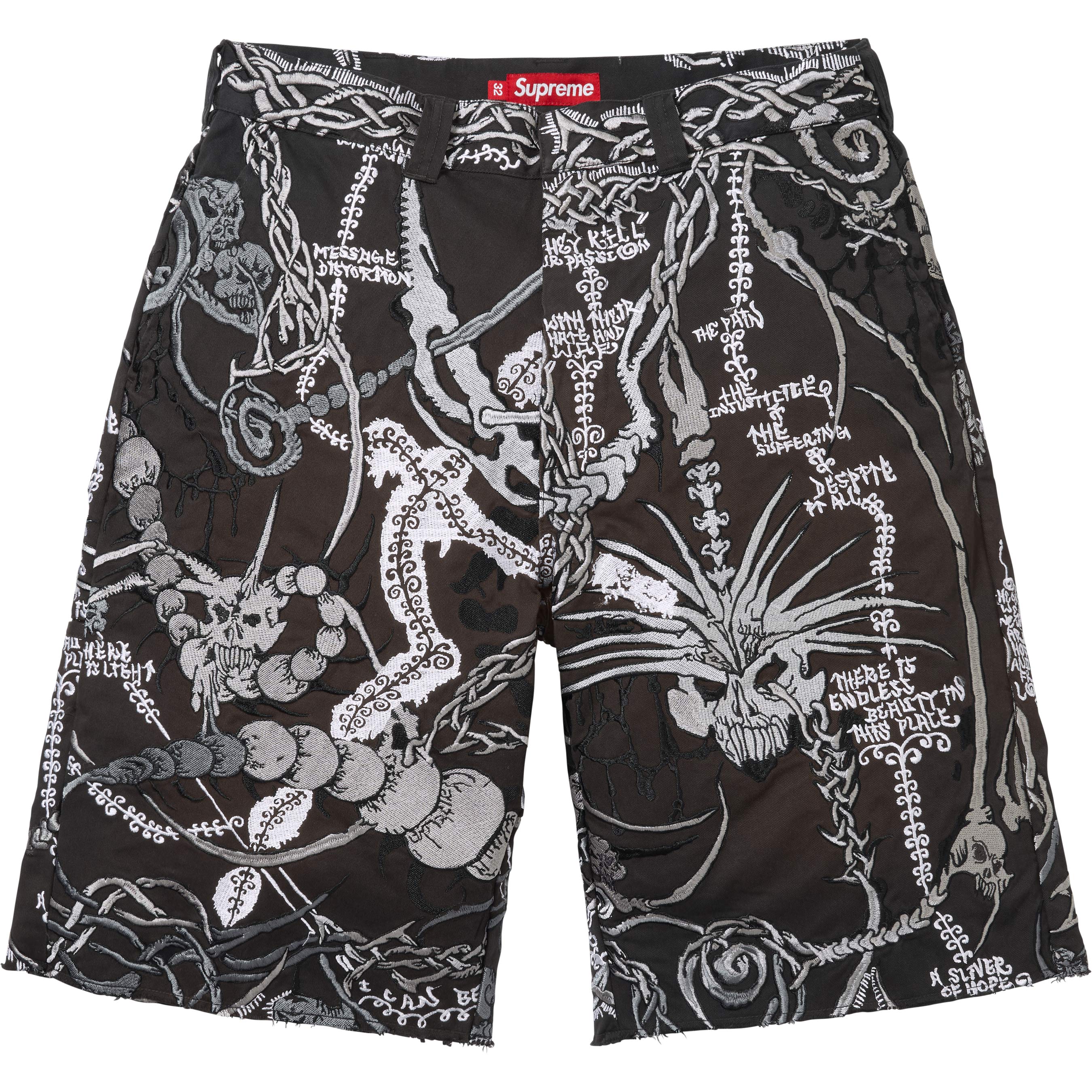 Wombat Embroidered Work Short