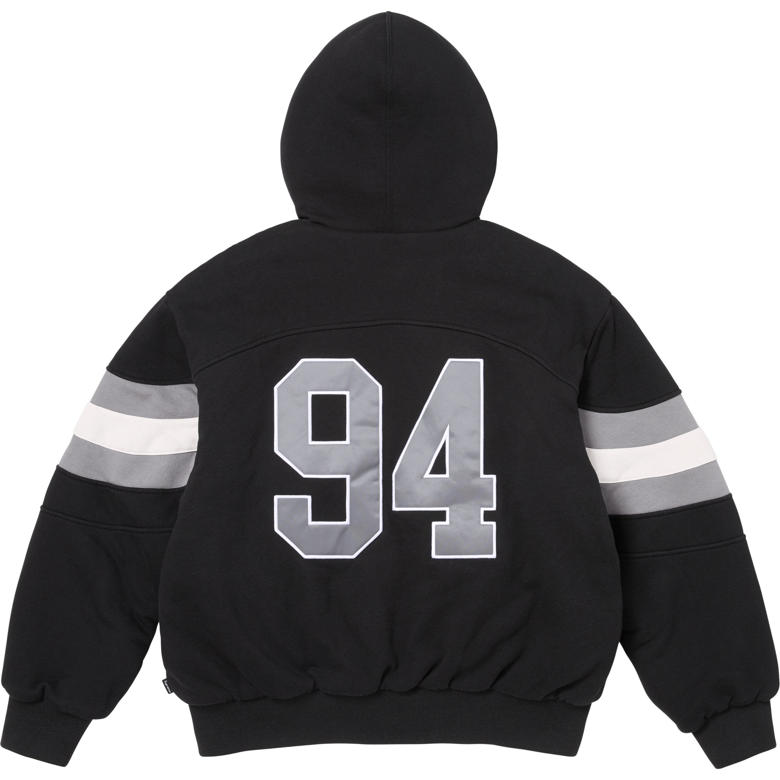 Filled Zip Up Hooded Sweatshirt