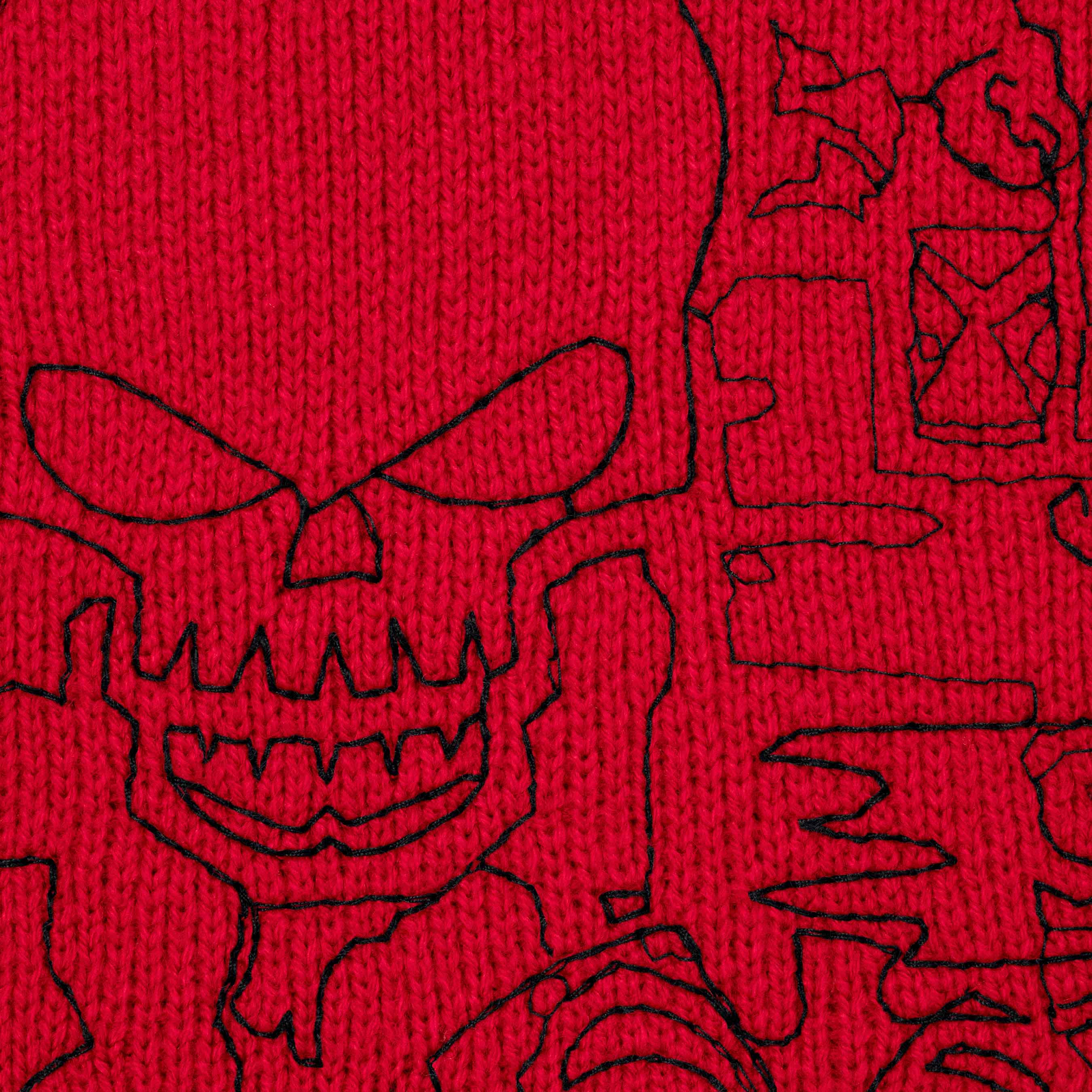 Collage Embroidered Sweater