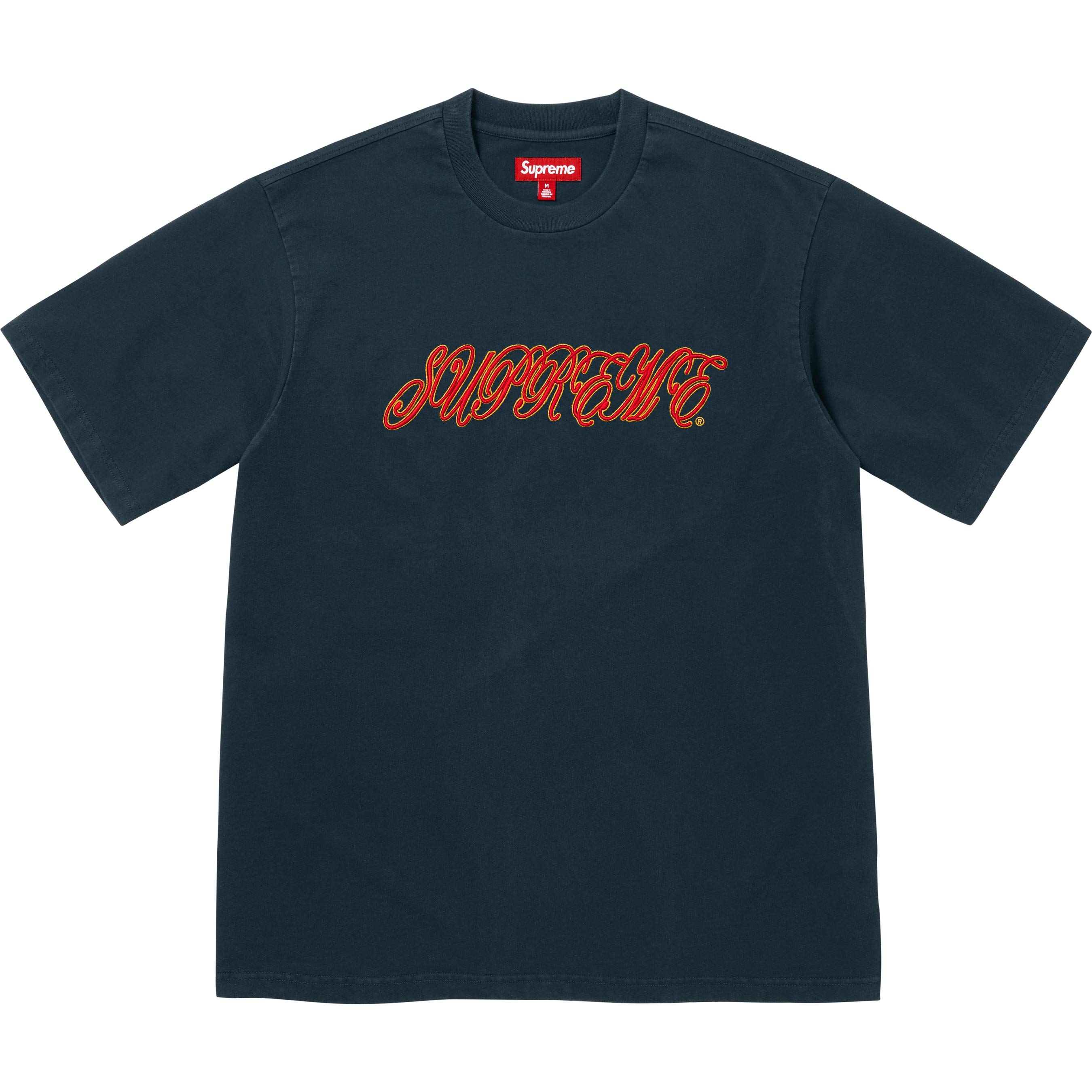Raised Script S/S Top