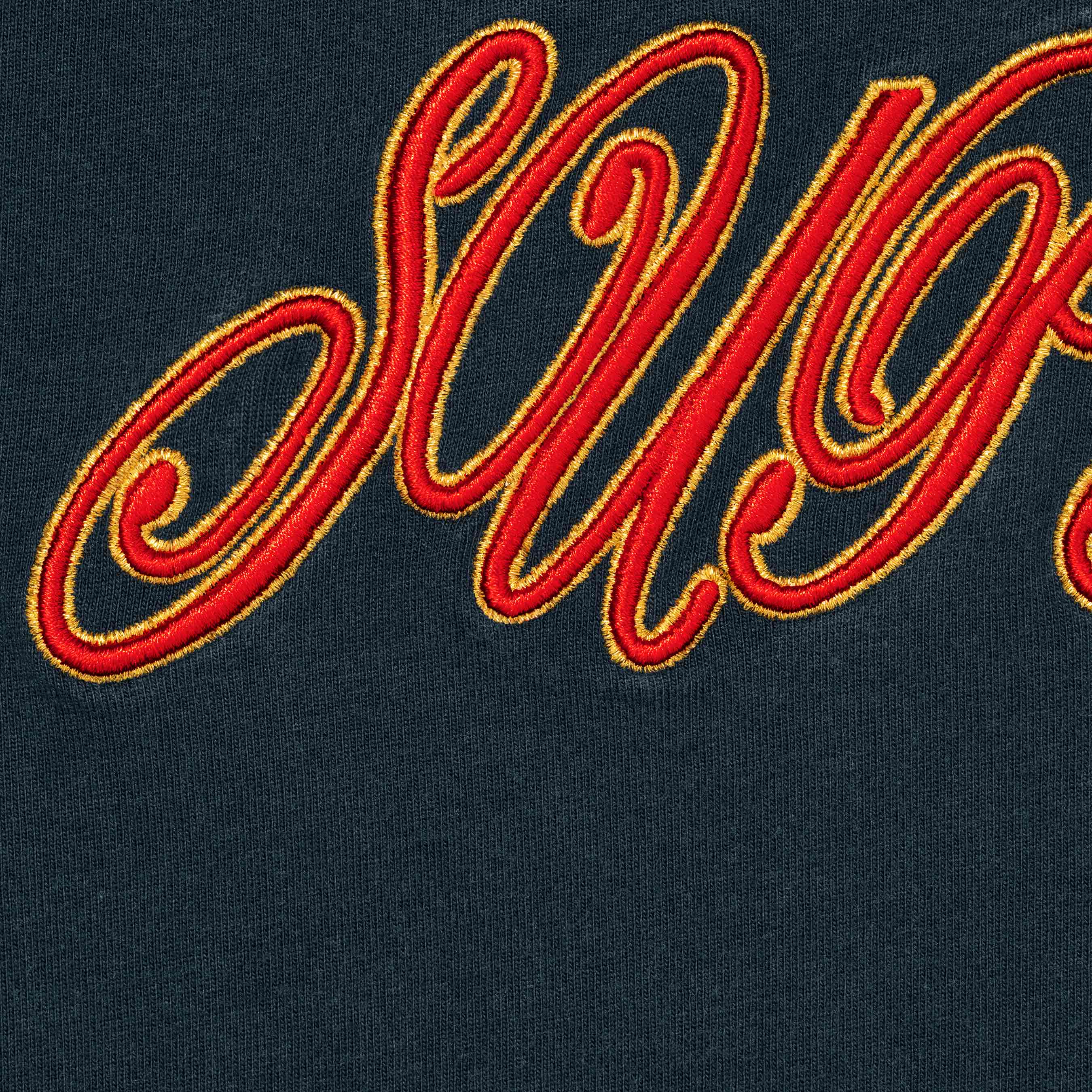 Raised Script S/S Top