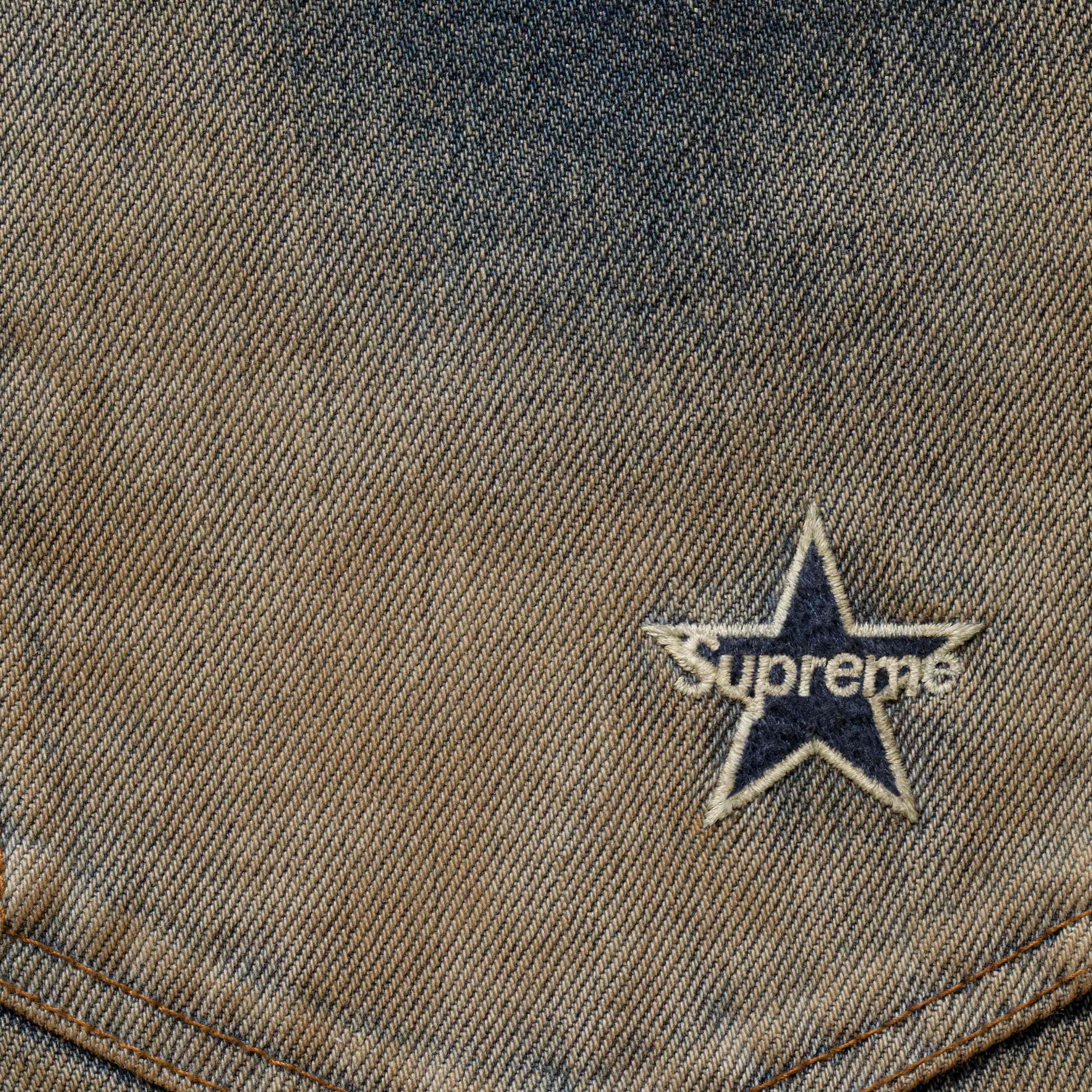 Distressed Loose Fit Selvedge Jean