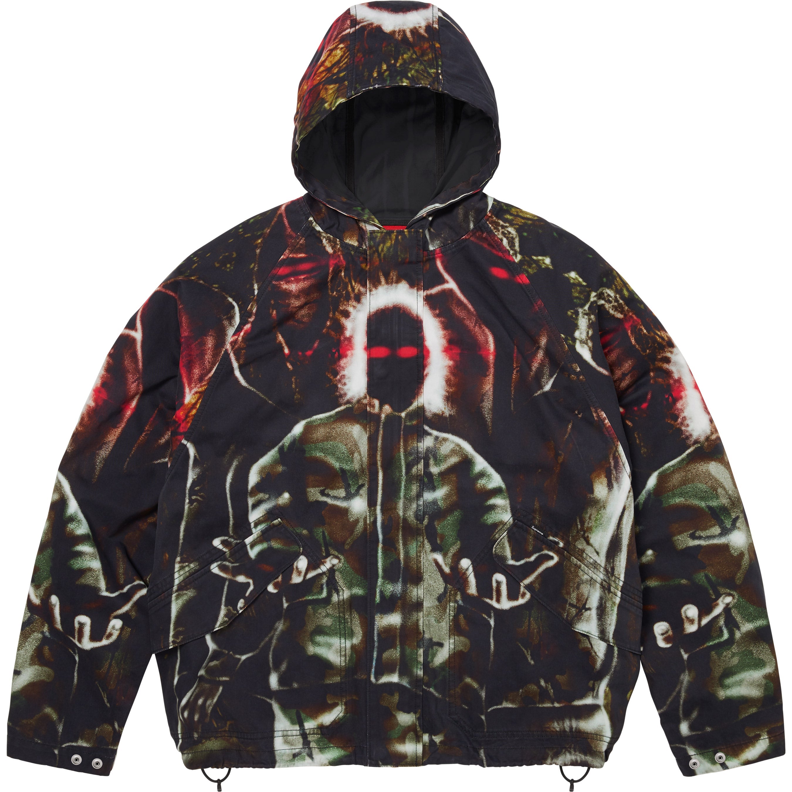 Hooded Raglan Jacket