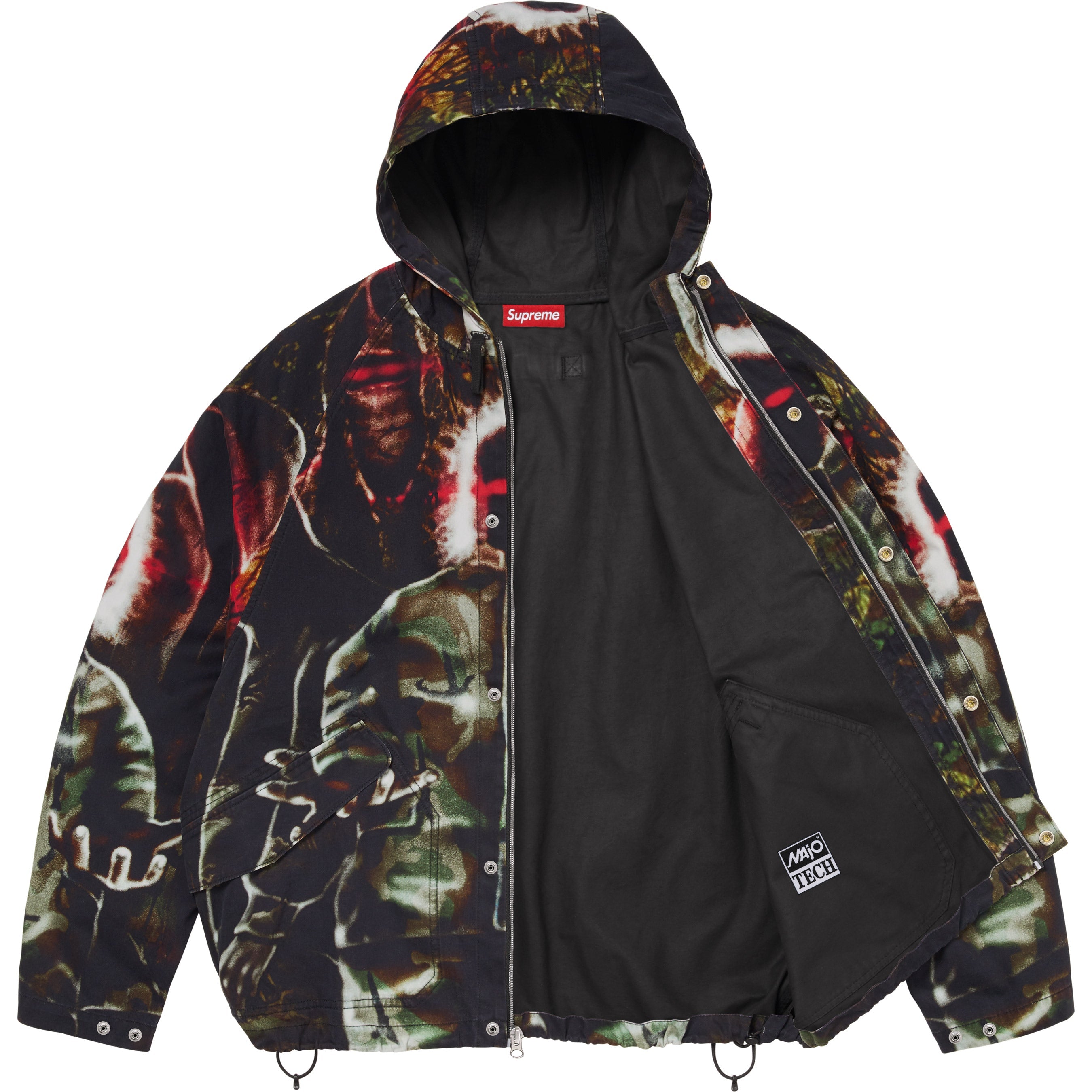 Hooded Raglan Jacket