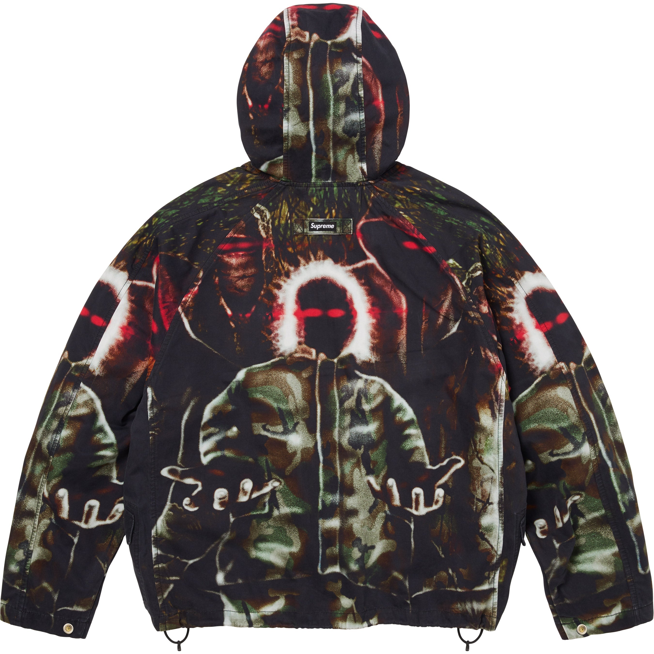 Hooded Raglan Jacket