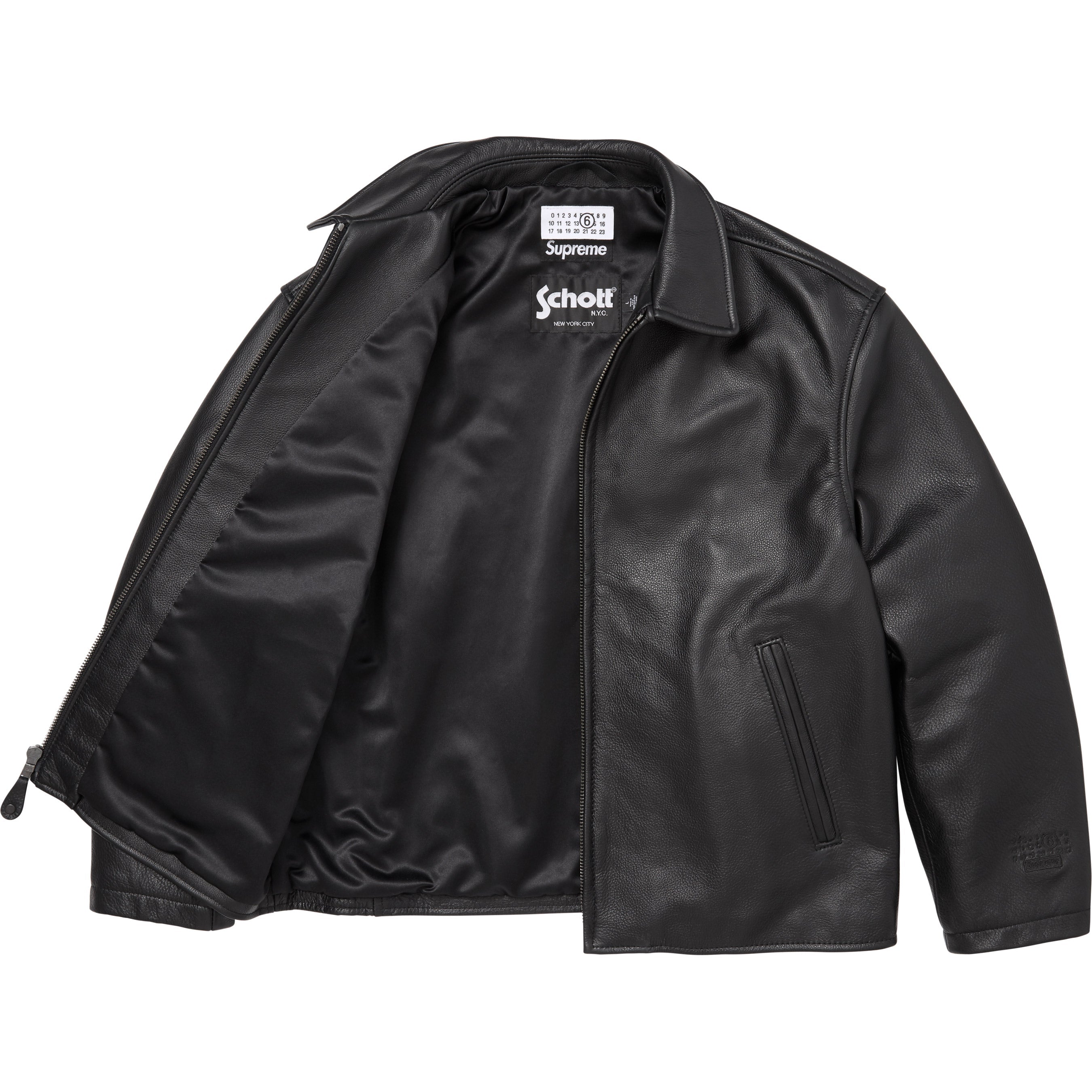 Supreme®/MM6 Maison Margiela/Schott® Eagle Leather Jacket