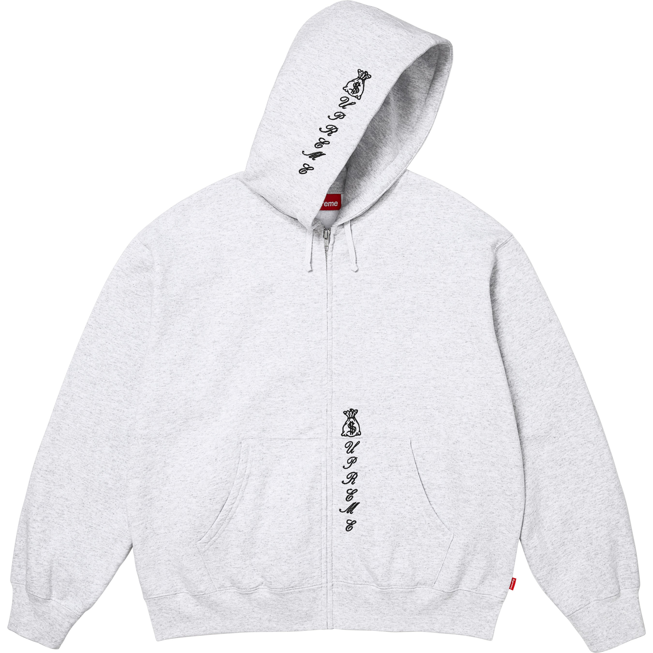 God Over Money Zip Up Hooded Sweatshirt