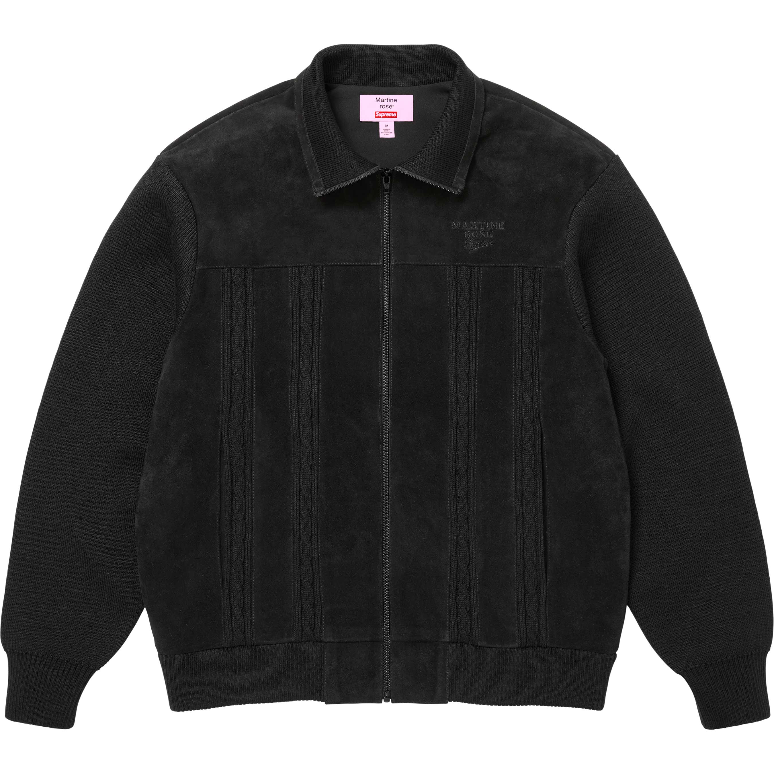 Supreme®/Martine Rose® Suede Zip Up Cardigan