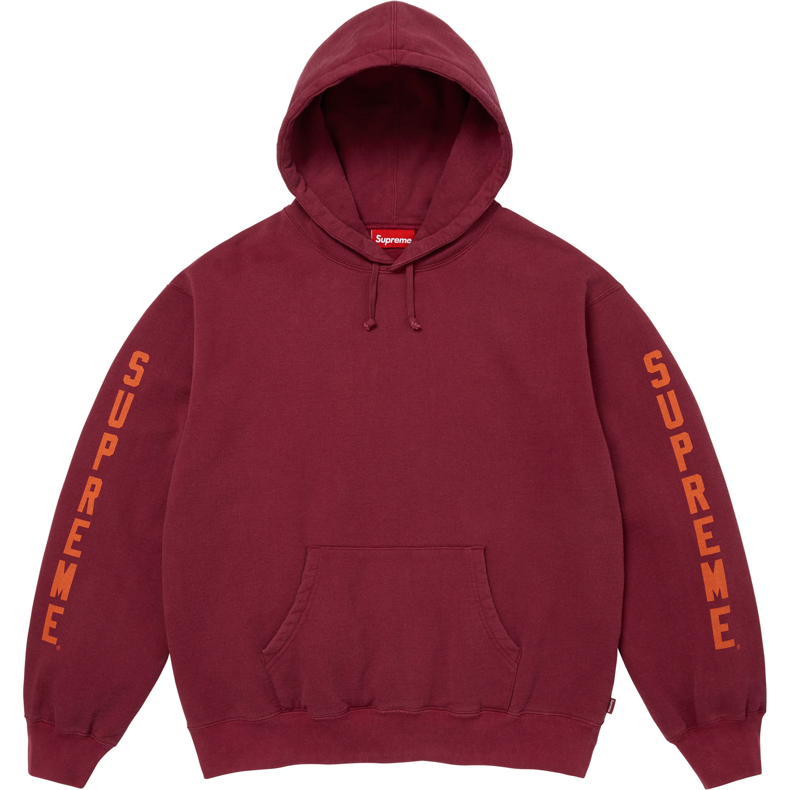 Washed Logo Hooded Sweatshirt