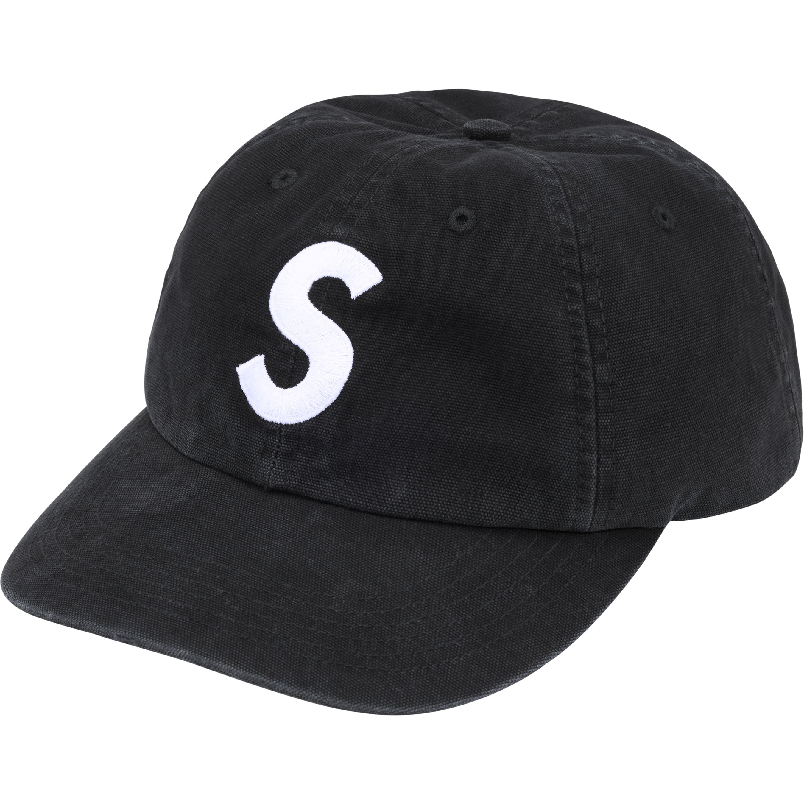 Washed Canvas S Logo 6-Panel