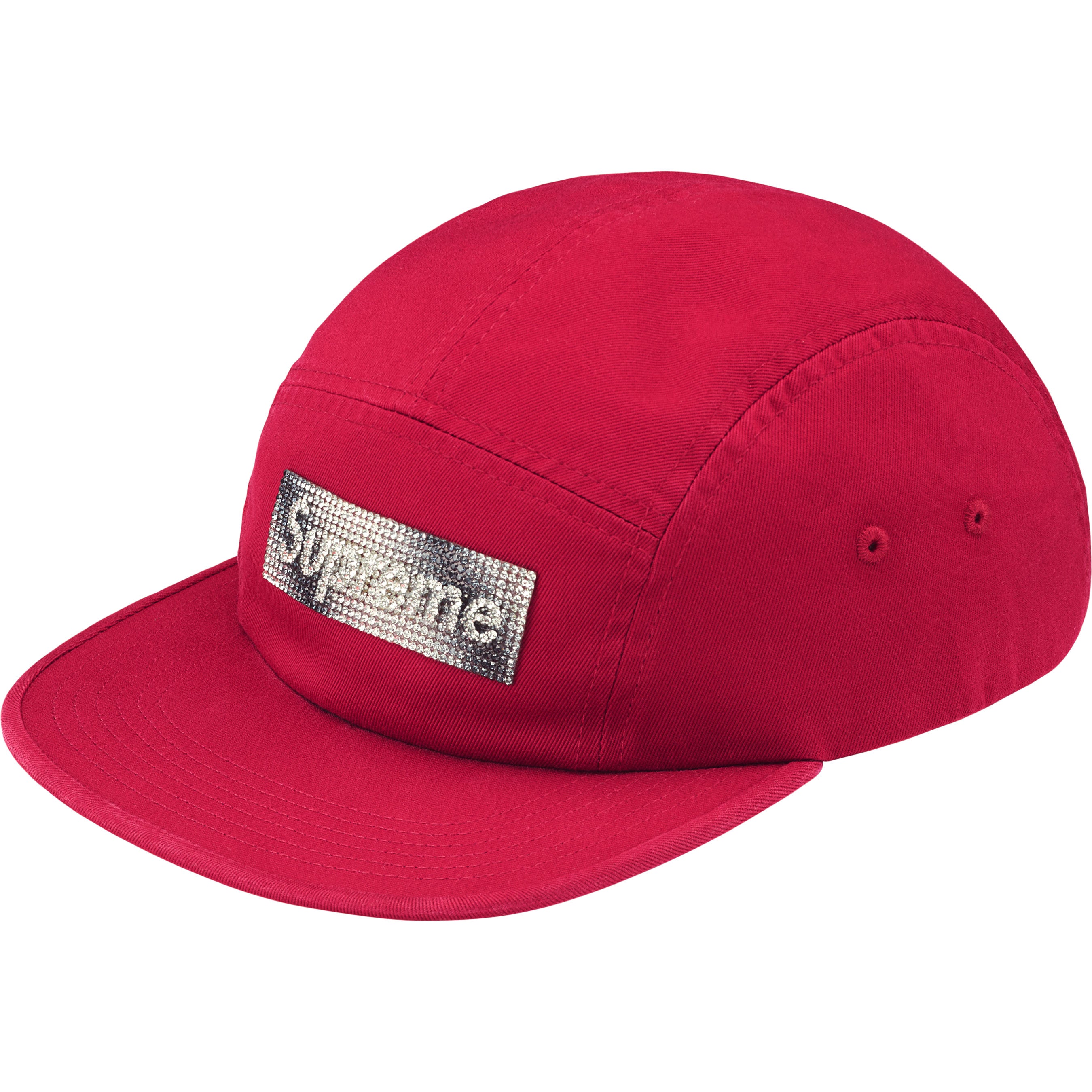 Rhinestone Label Camp Cap
