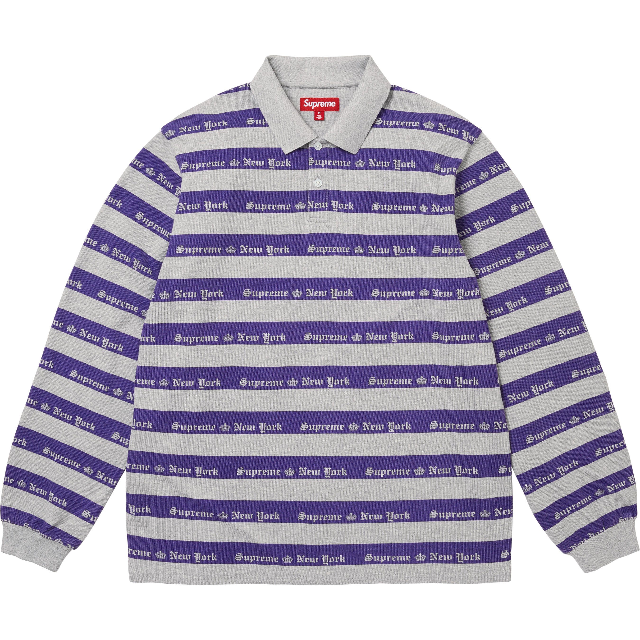 Old English Stripe L/S Polo