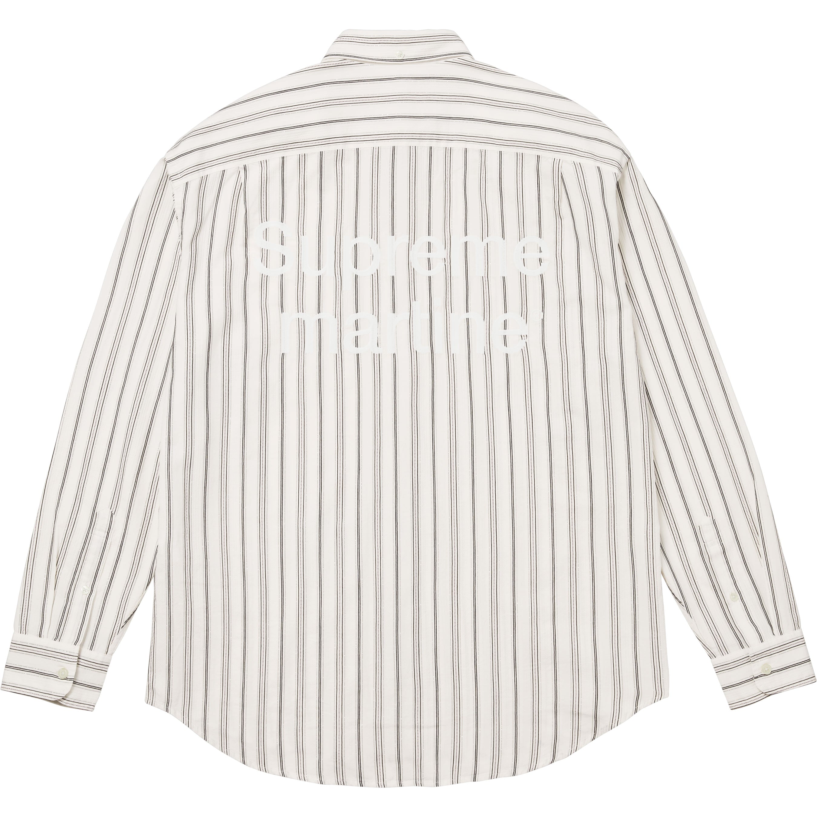 Supreme®/Martine Rose® Metallic Stripe Shirt