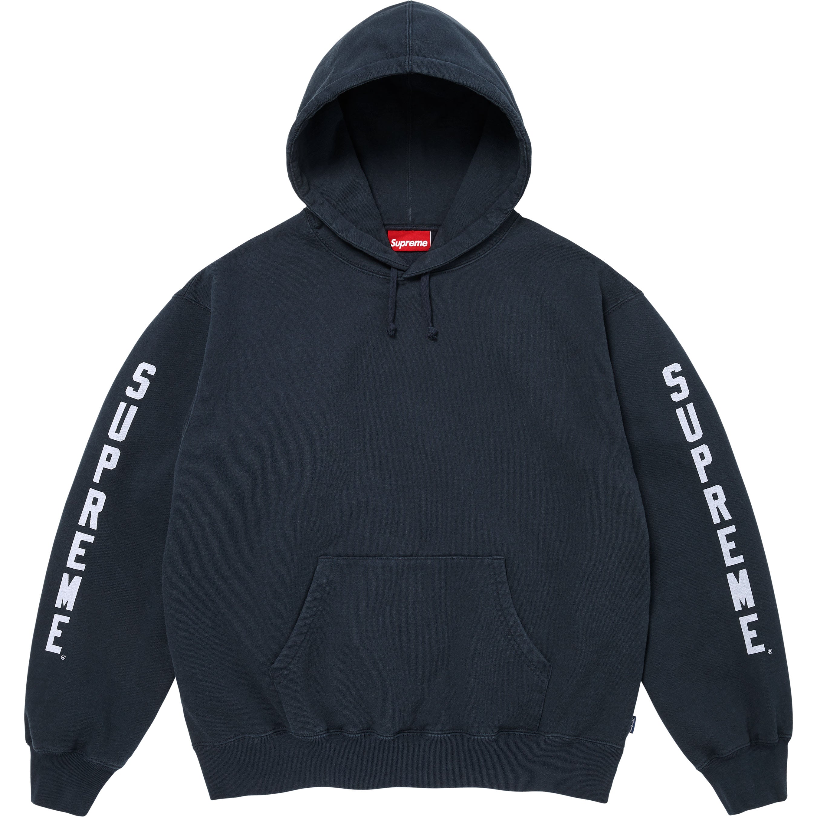 Washed Logo Hooded Sweatshirt
