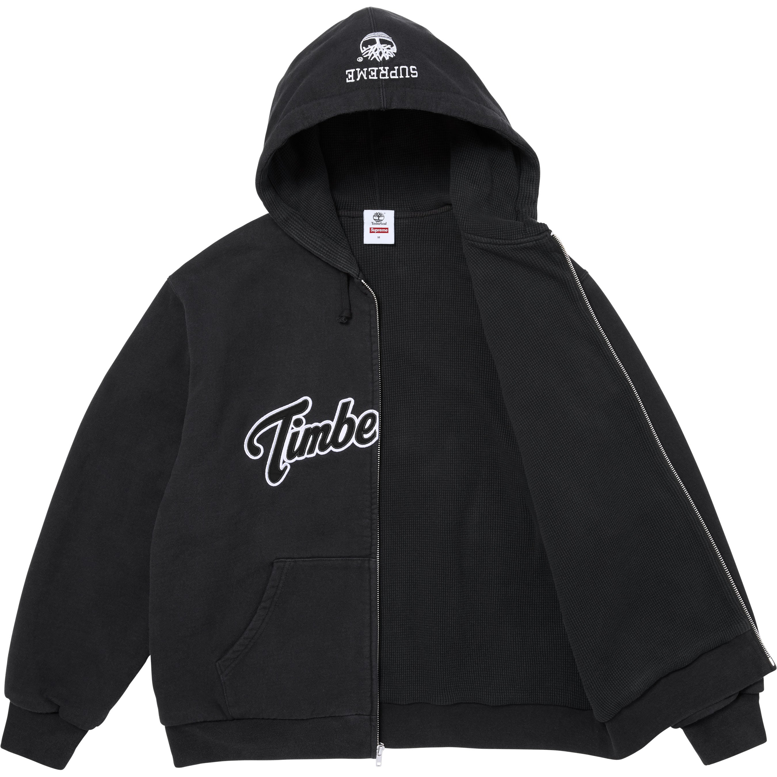 Supreme®/Timberland® Thermal Lined Zip Up Hooded Sweatshirt