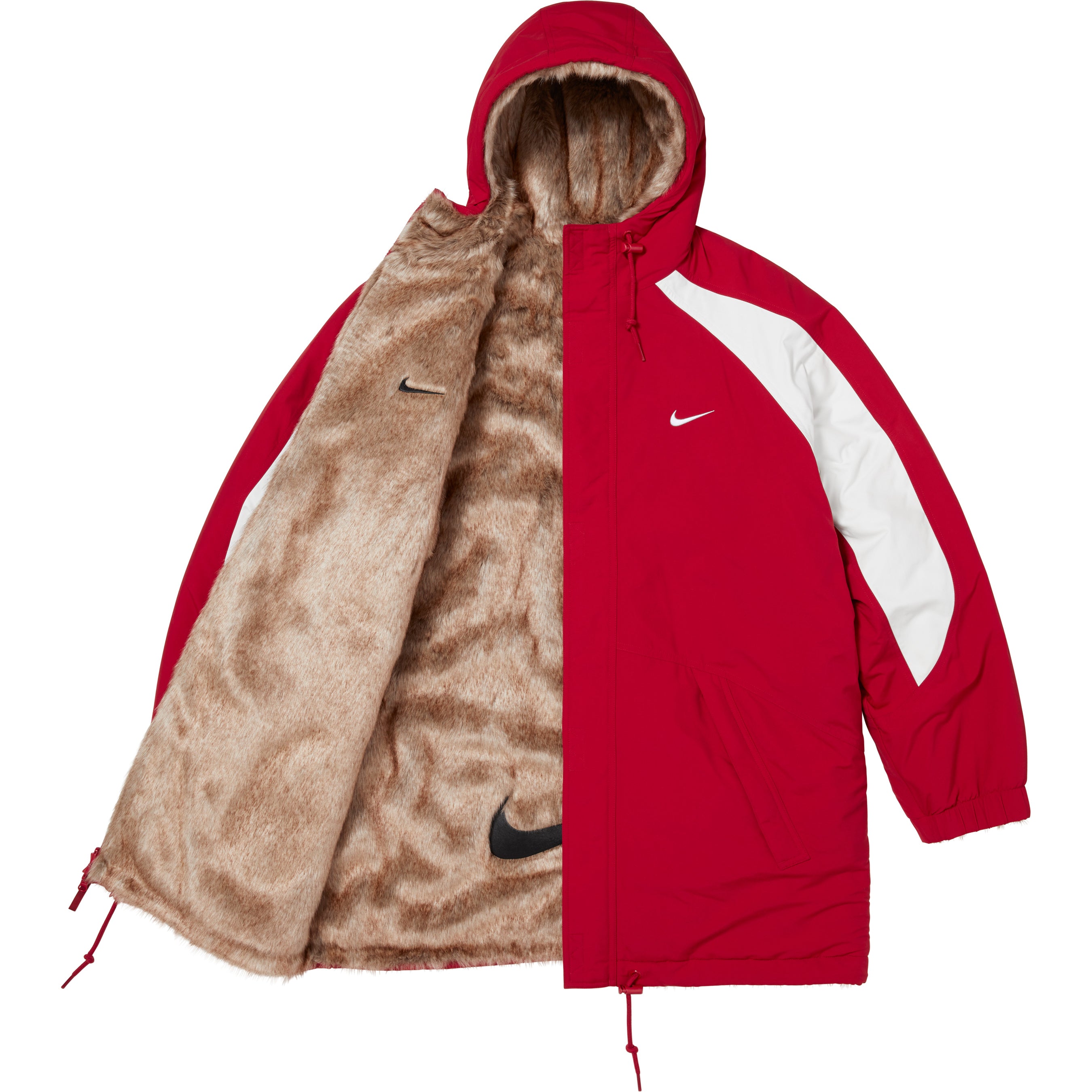 Supreme®/Nike® Faux Fur Reversible Parka