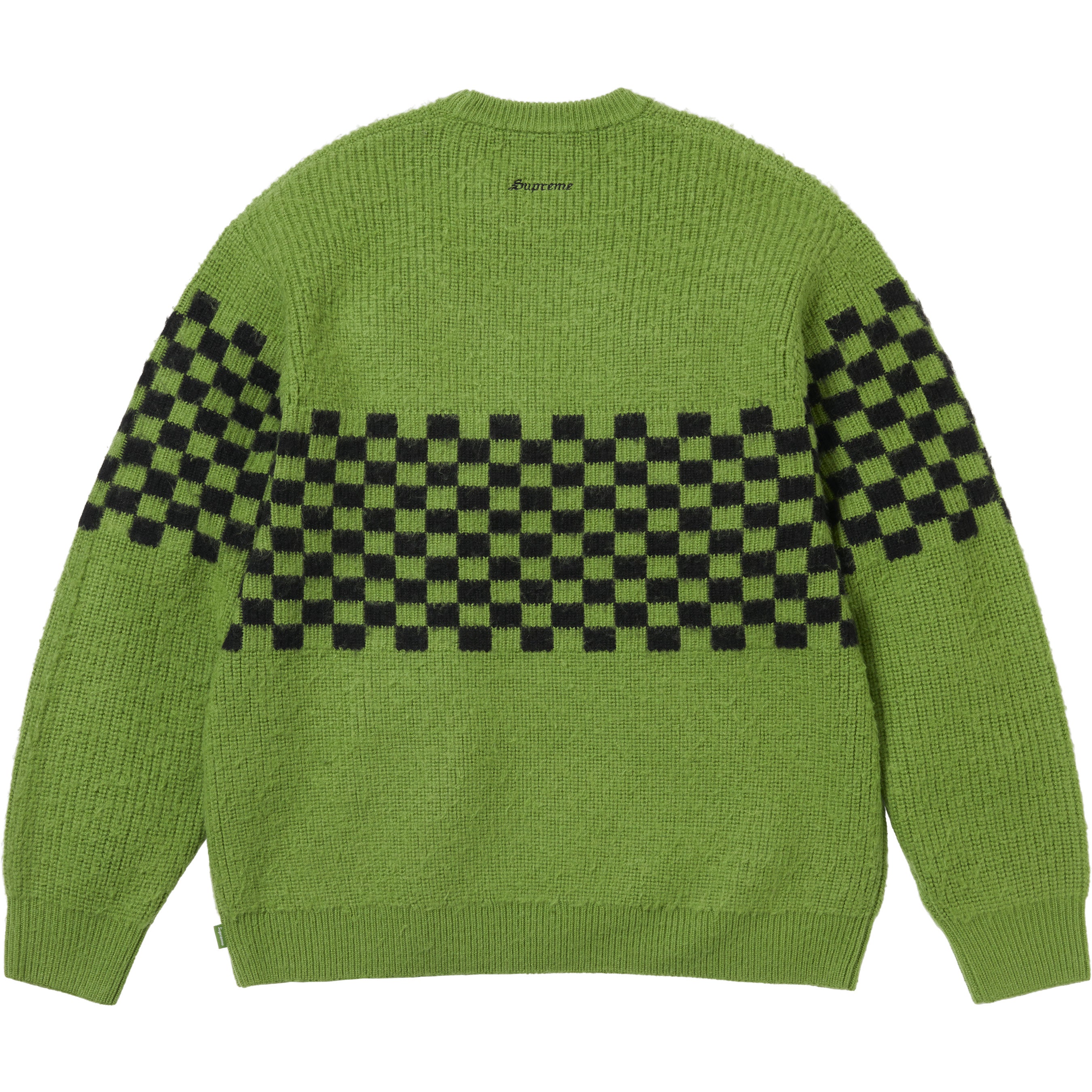 Checkerboard Pilled Sweater