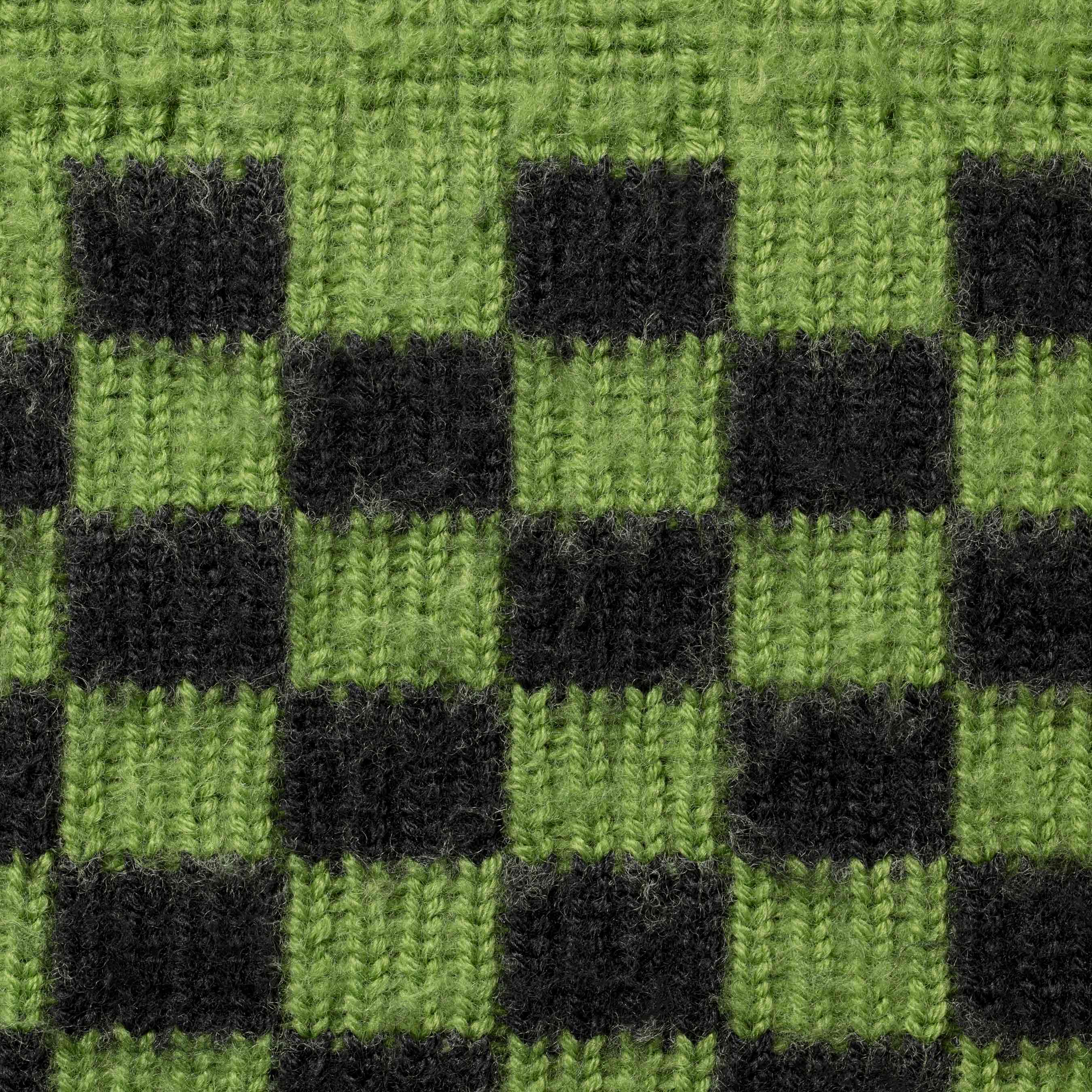 Checkerboard Pilled Sweater