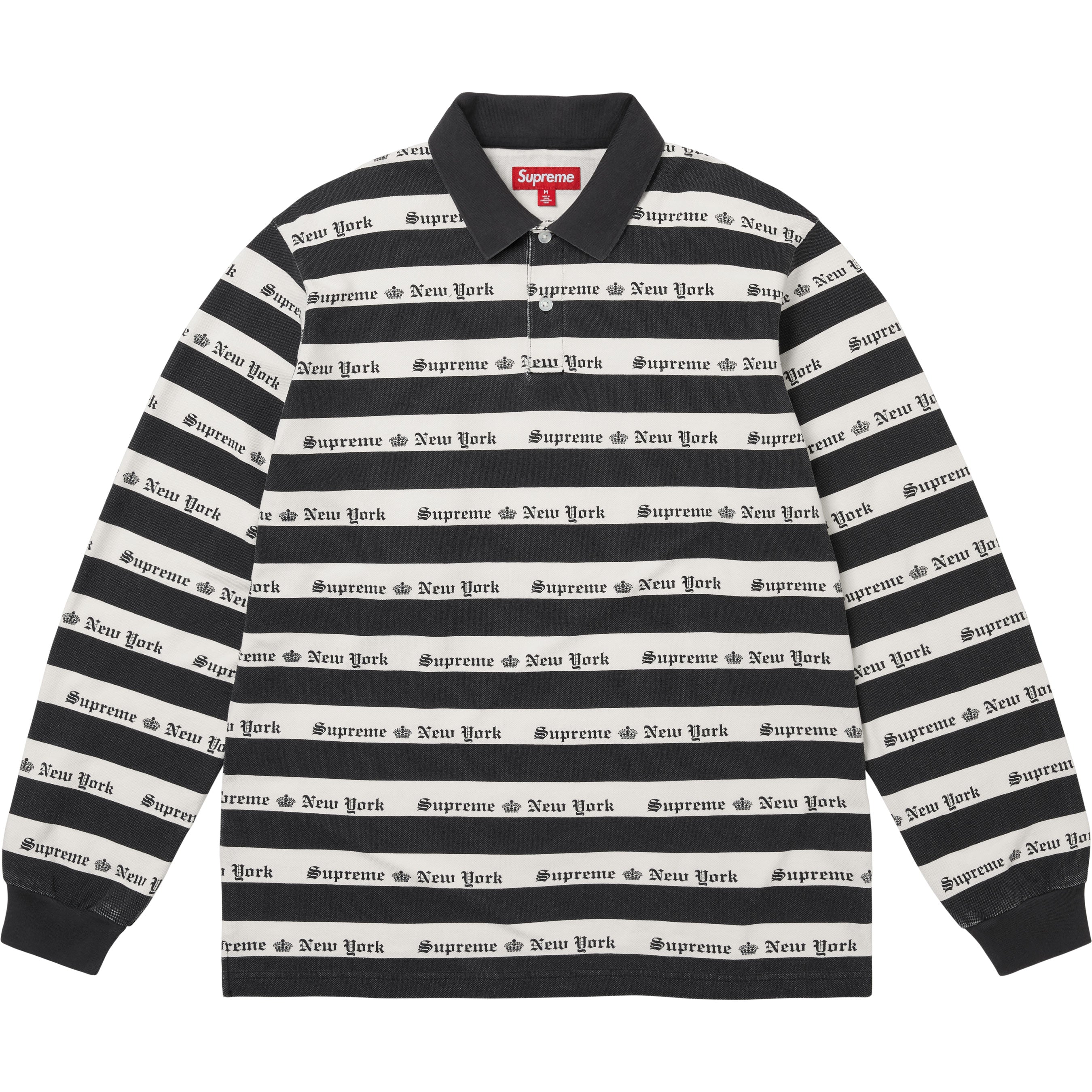 Old English Stripe L/S Polo