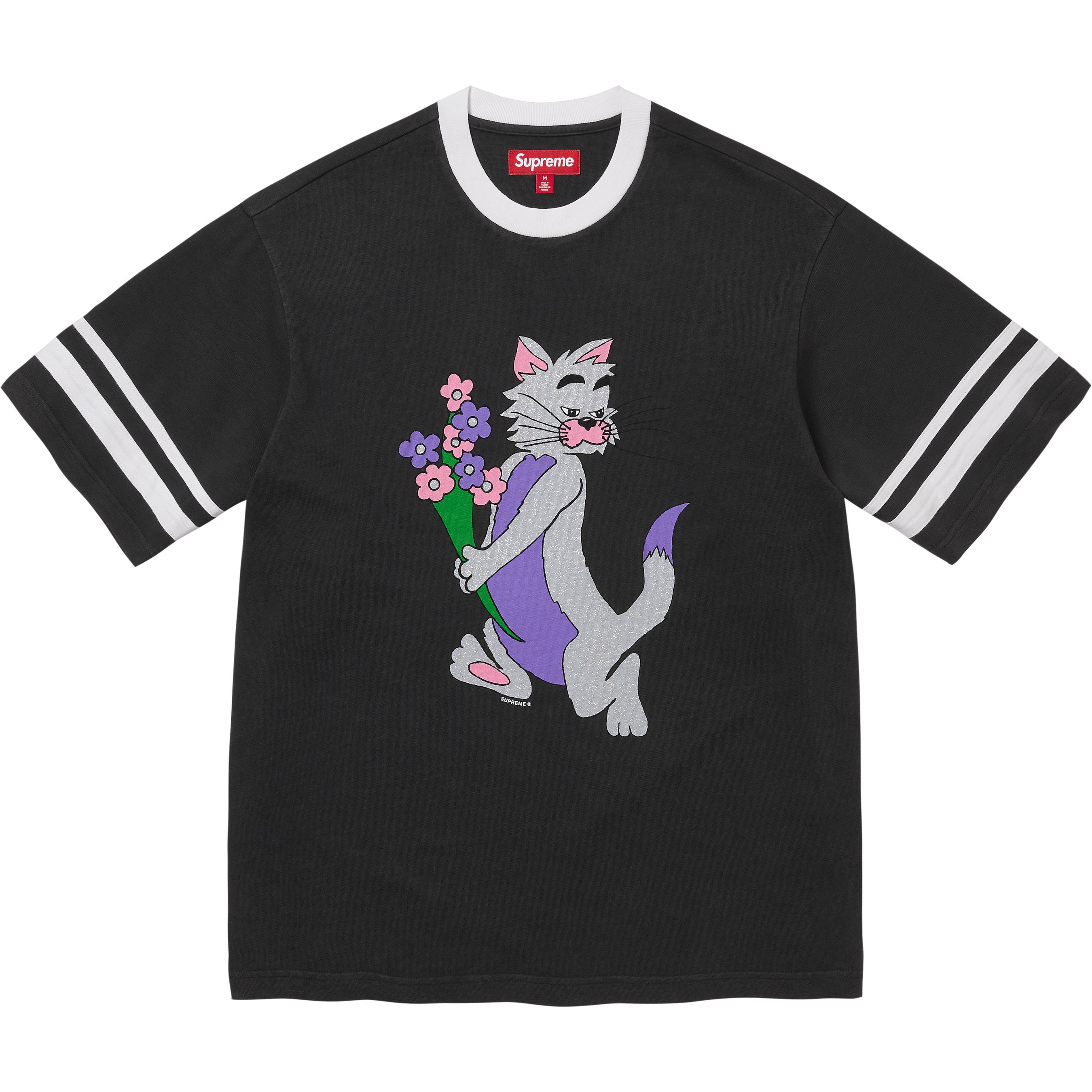 Glitter Cat S/S Top