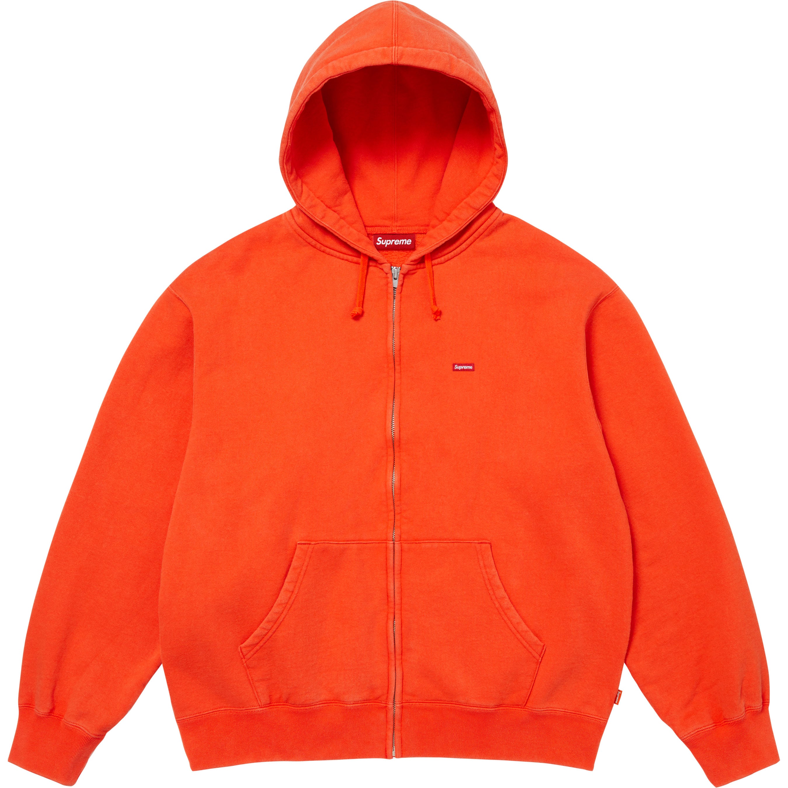 Small Box Zip Up Hooded Sweatshirt
