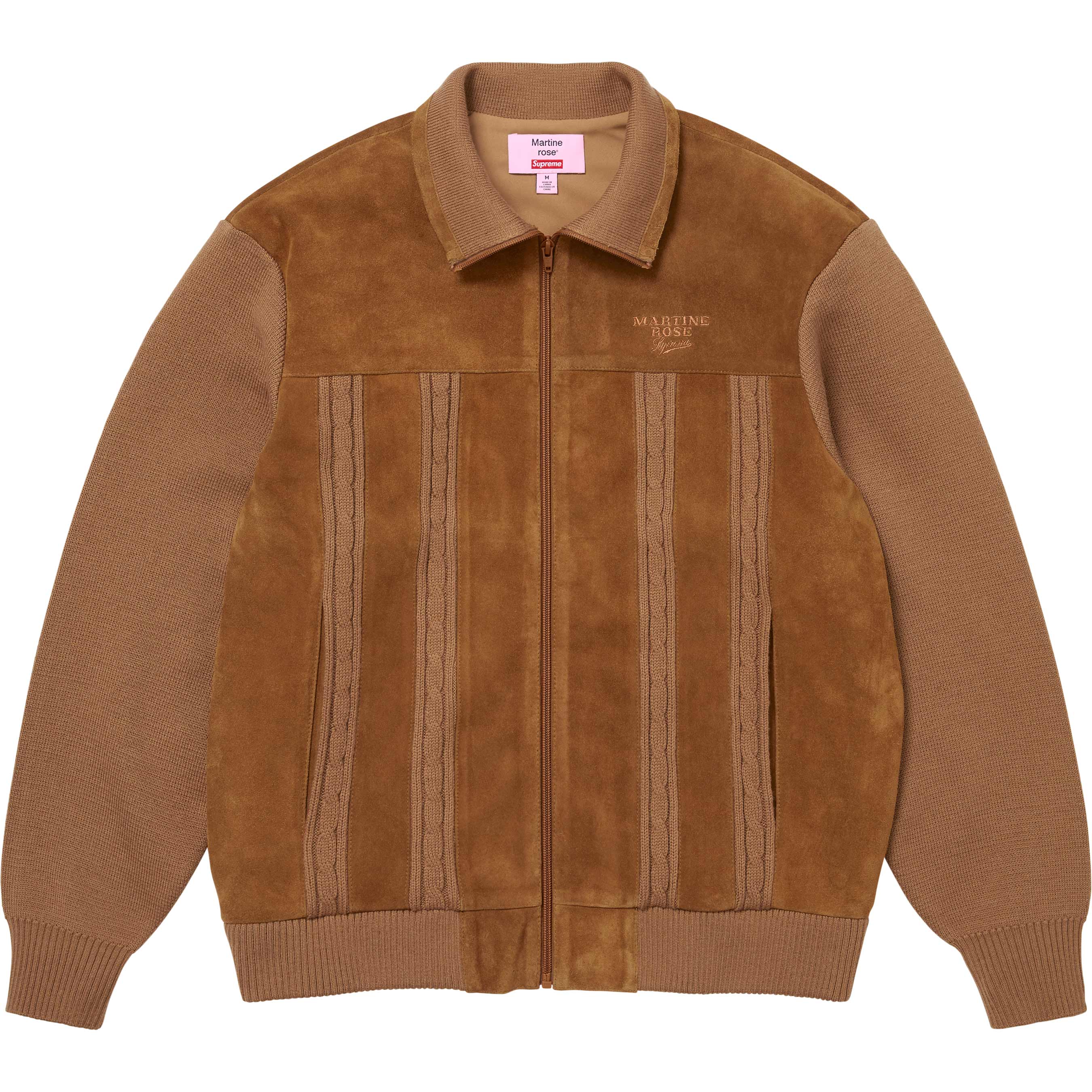 Supreme®/Martine Rose® Suede Zip Up Cardigan