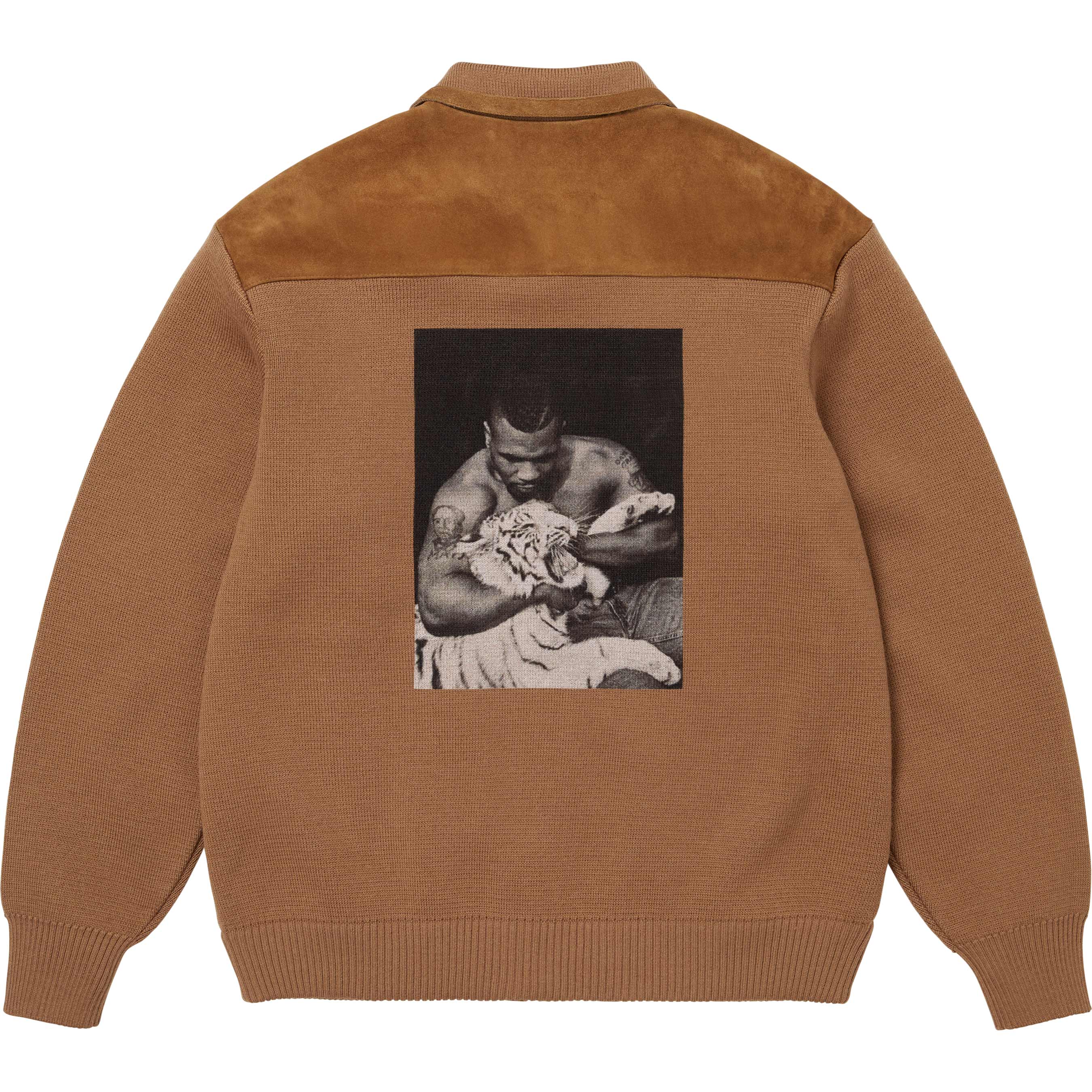 Supreme®/Martine Rose® Suede Zip Up Cardigan