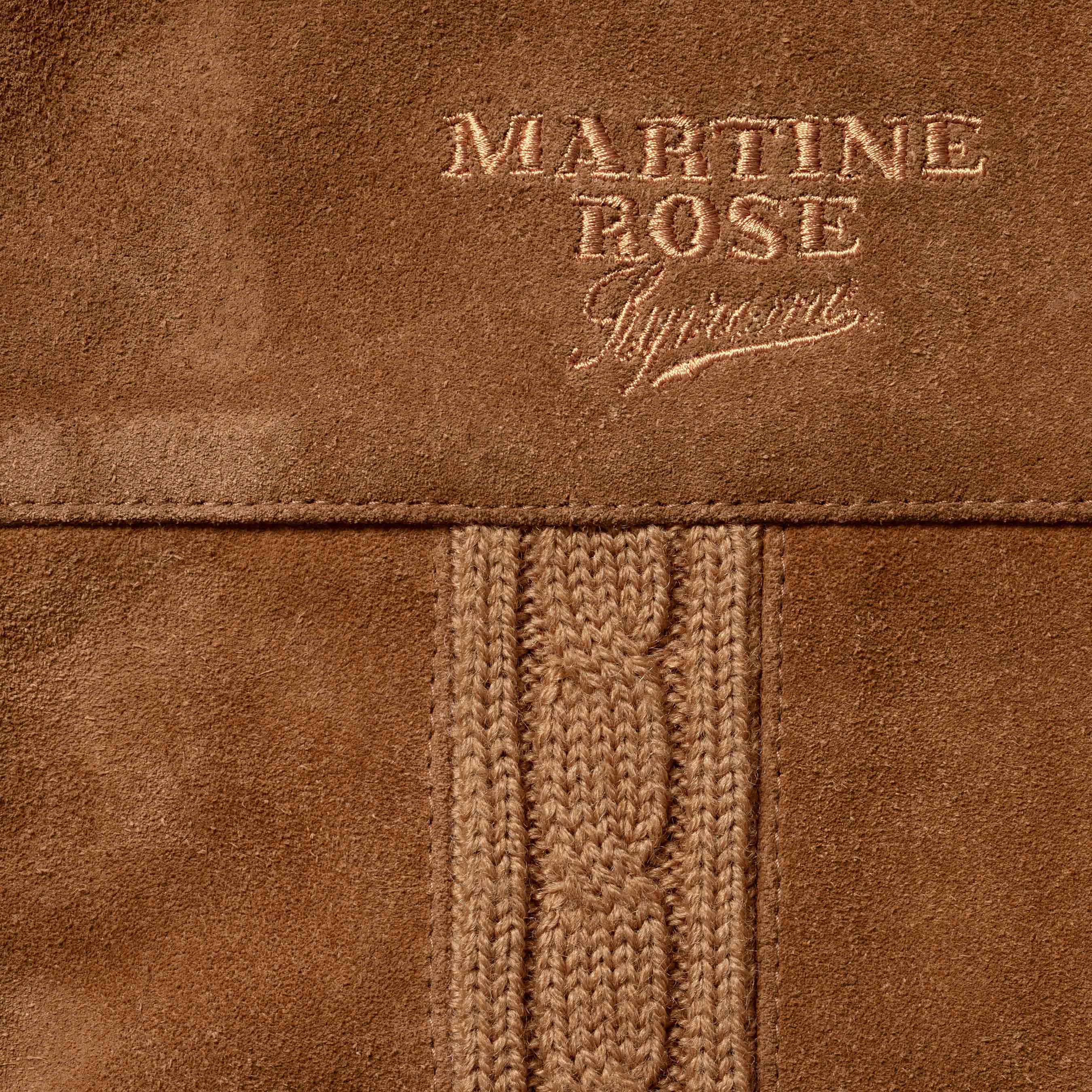 Supreme®/Martine Rose® Suede Zip Up Cardigan