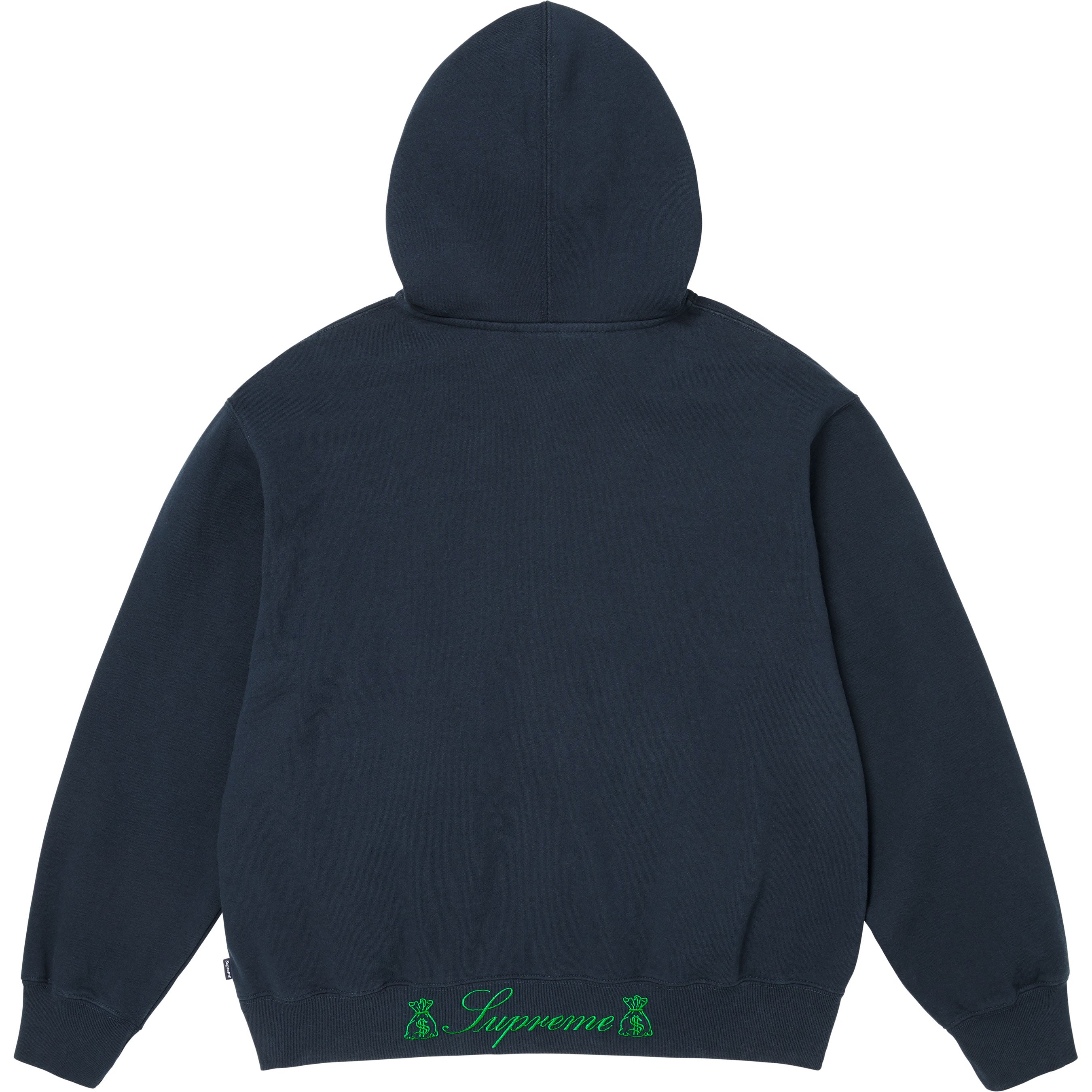 God Over Money Zip Up Hooded Sweatshirt