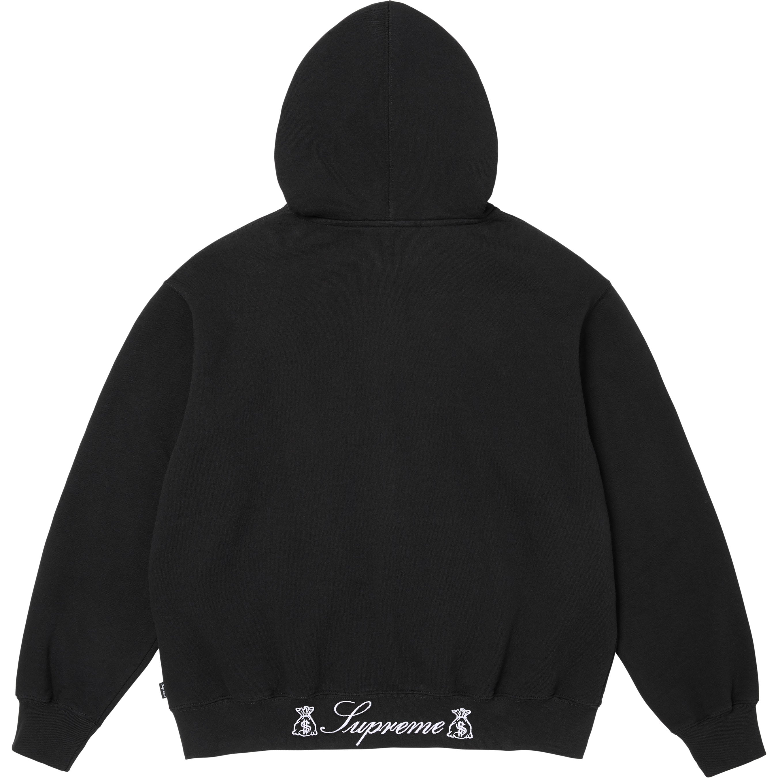 God Over Money Zip Up Hooded Sweatshirt
