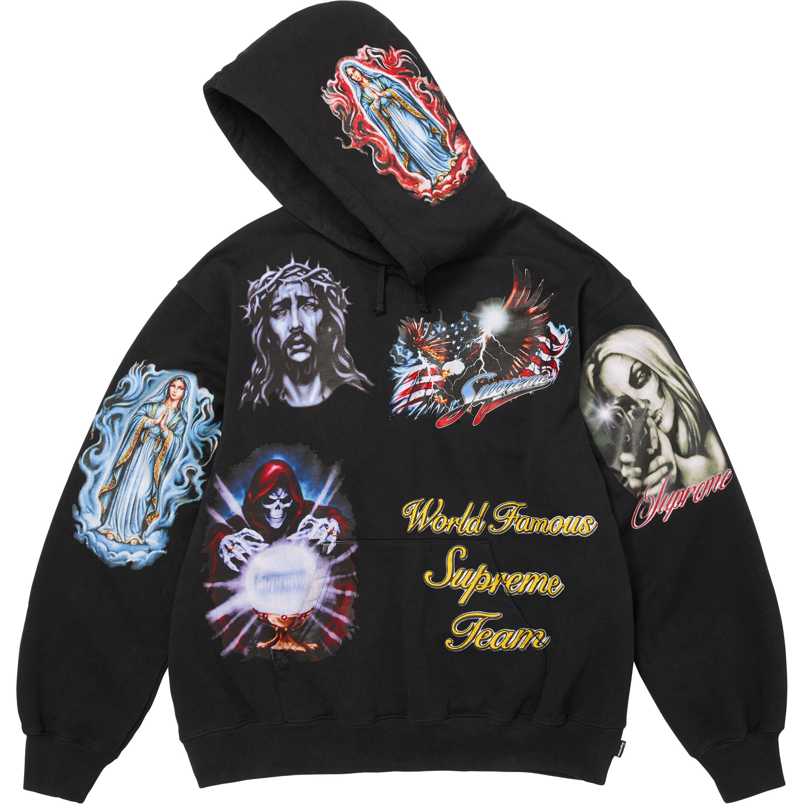 Stickers Hooded Sweatshirt