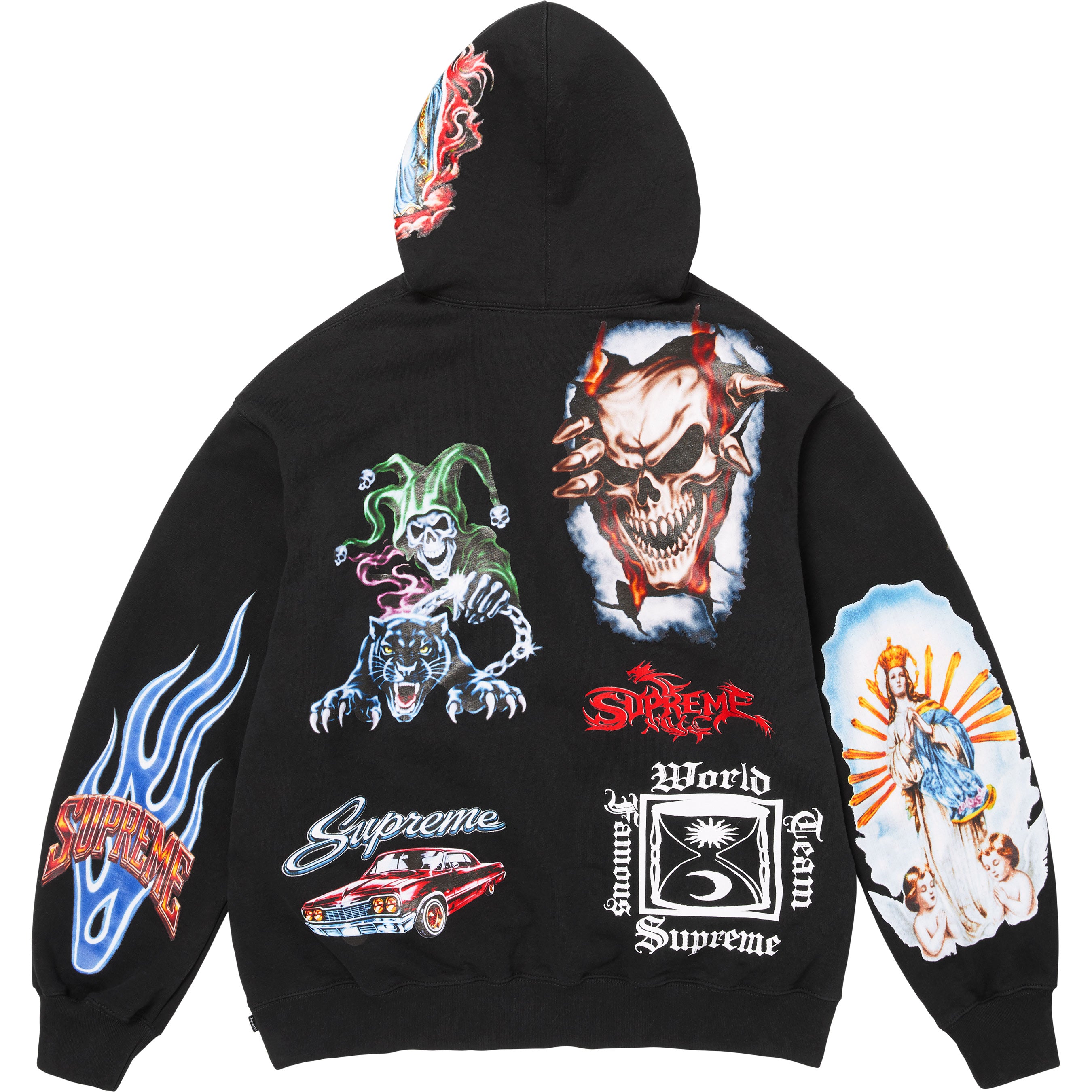 Stickers Hooded Sweatshirt