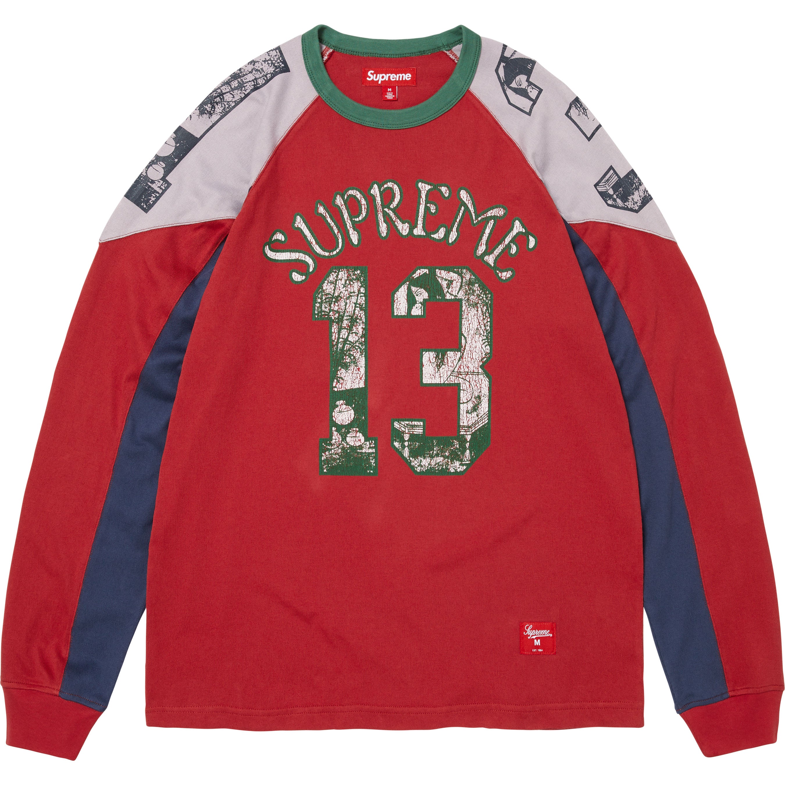 Paneled Raglan L/S Top